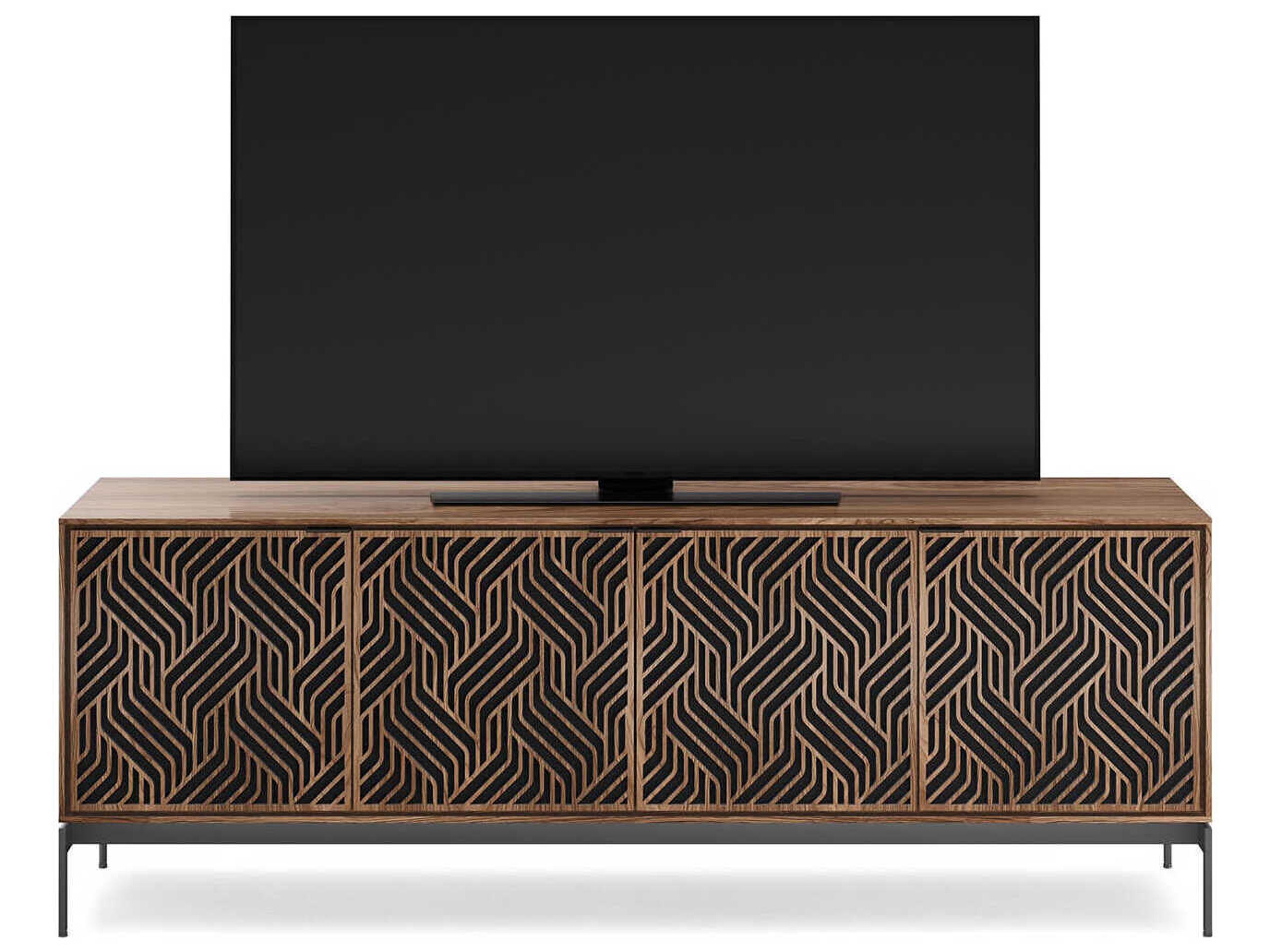 BDI Elements 82" Hardwood Natural Walnut Media Console