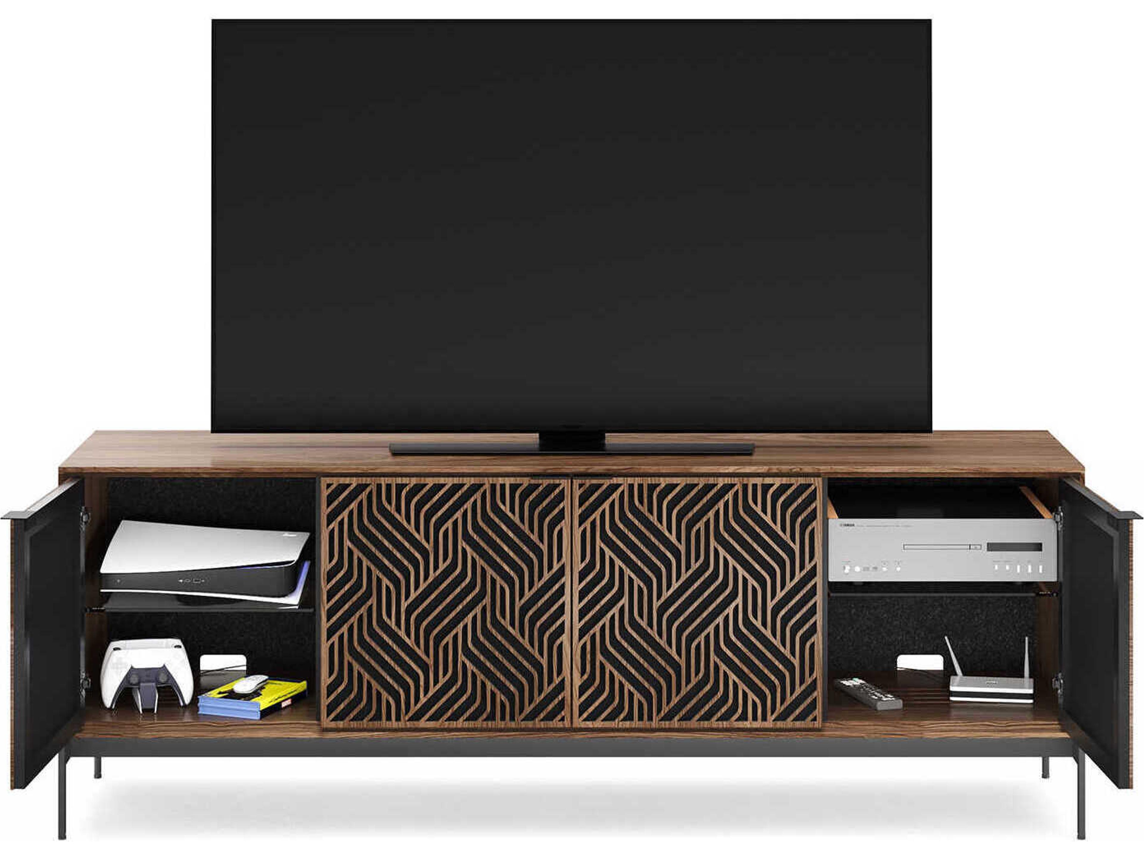 BDI Elements 82" Hardwood Natural Walnut Media Console