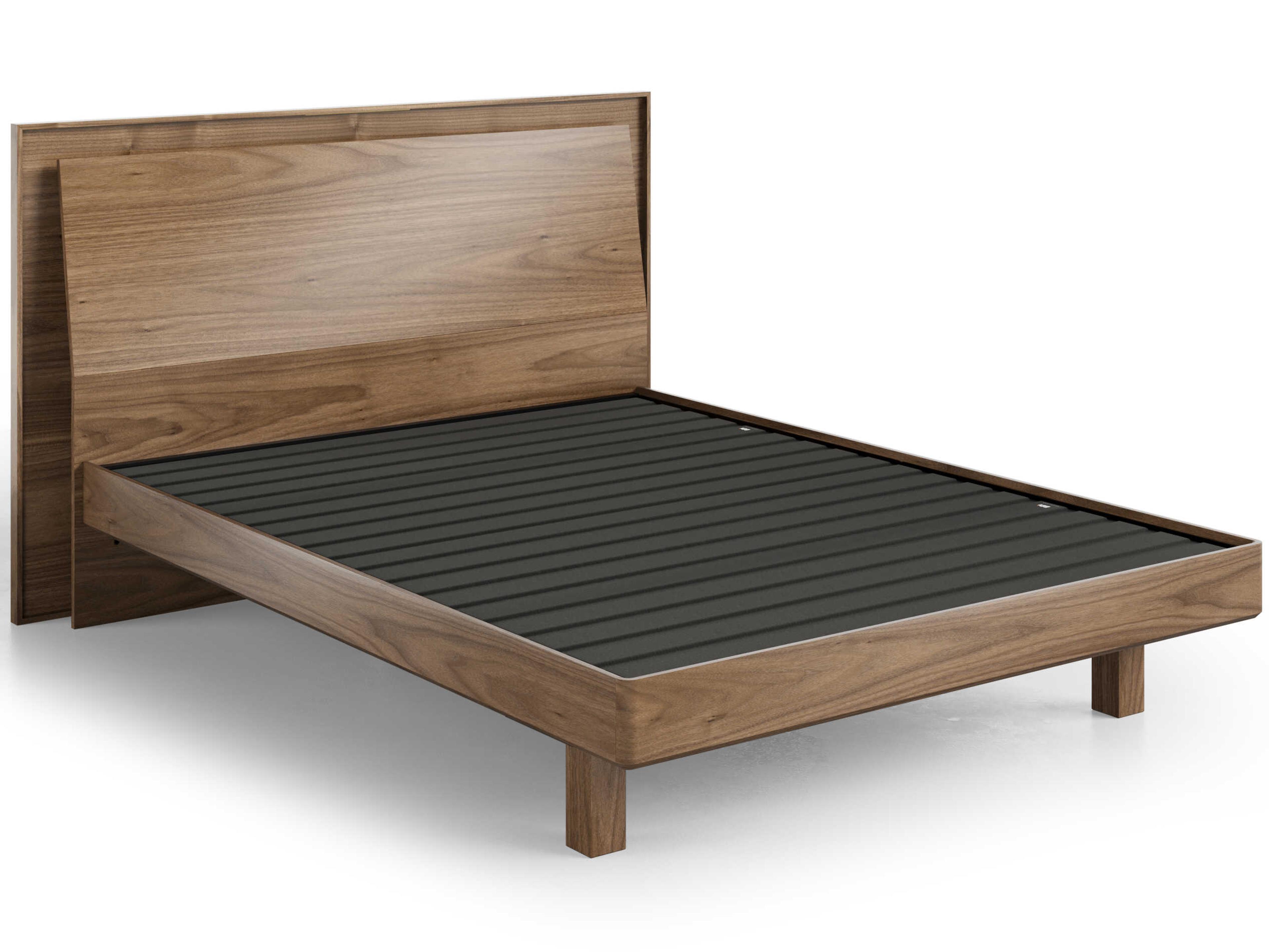 BDI Kava Natural Walnut Brown Wood Queen Platform Bed