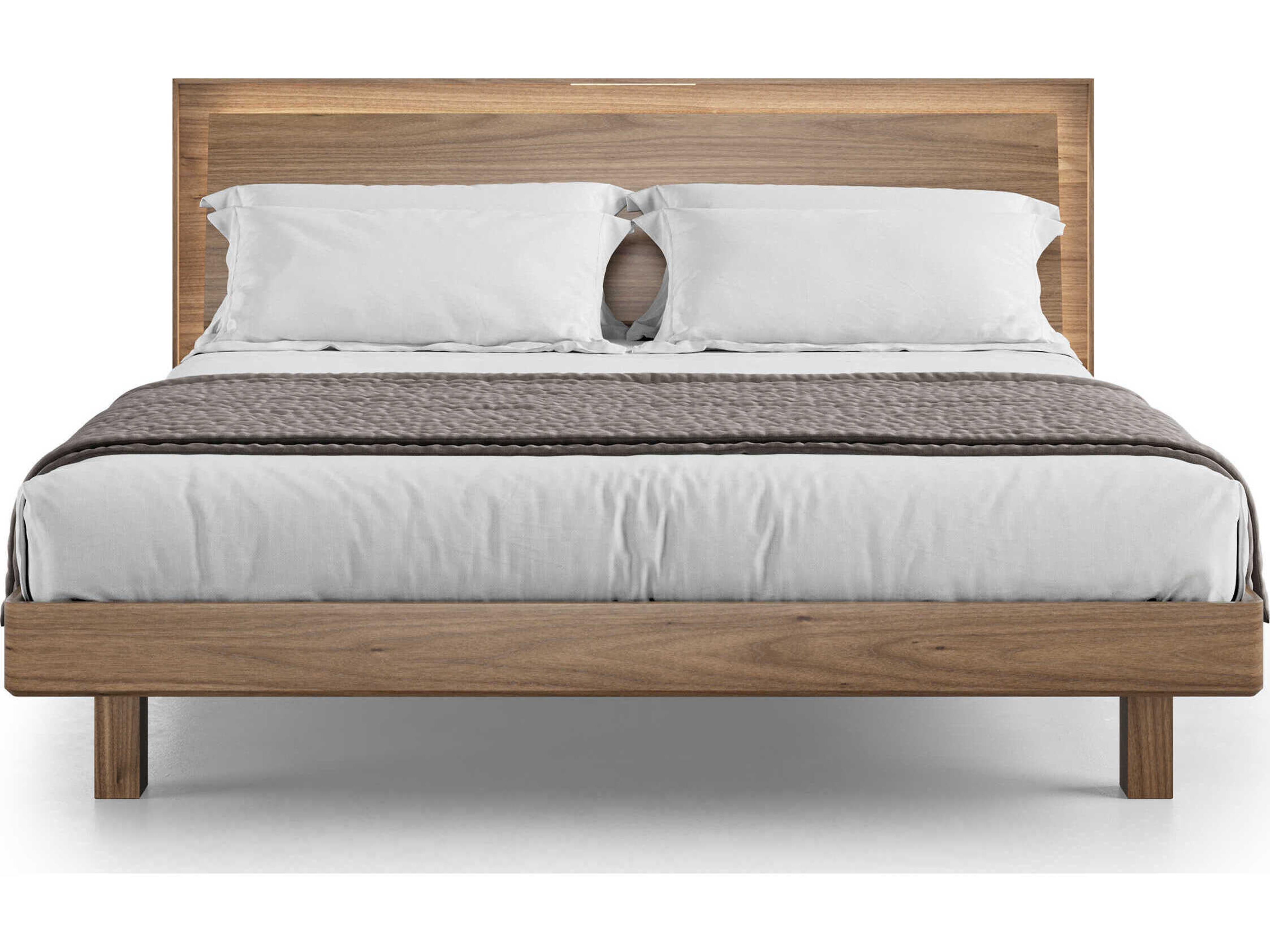 BDI Kava Brown Hardwood Wood King Platform Bed
