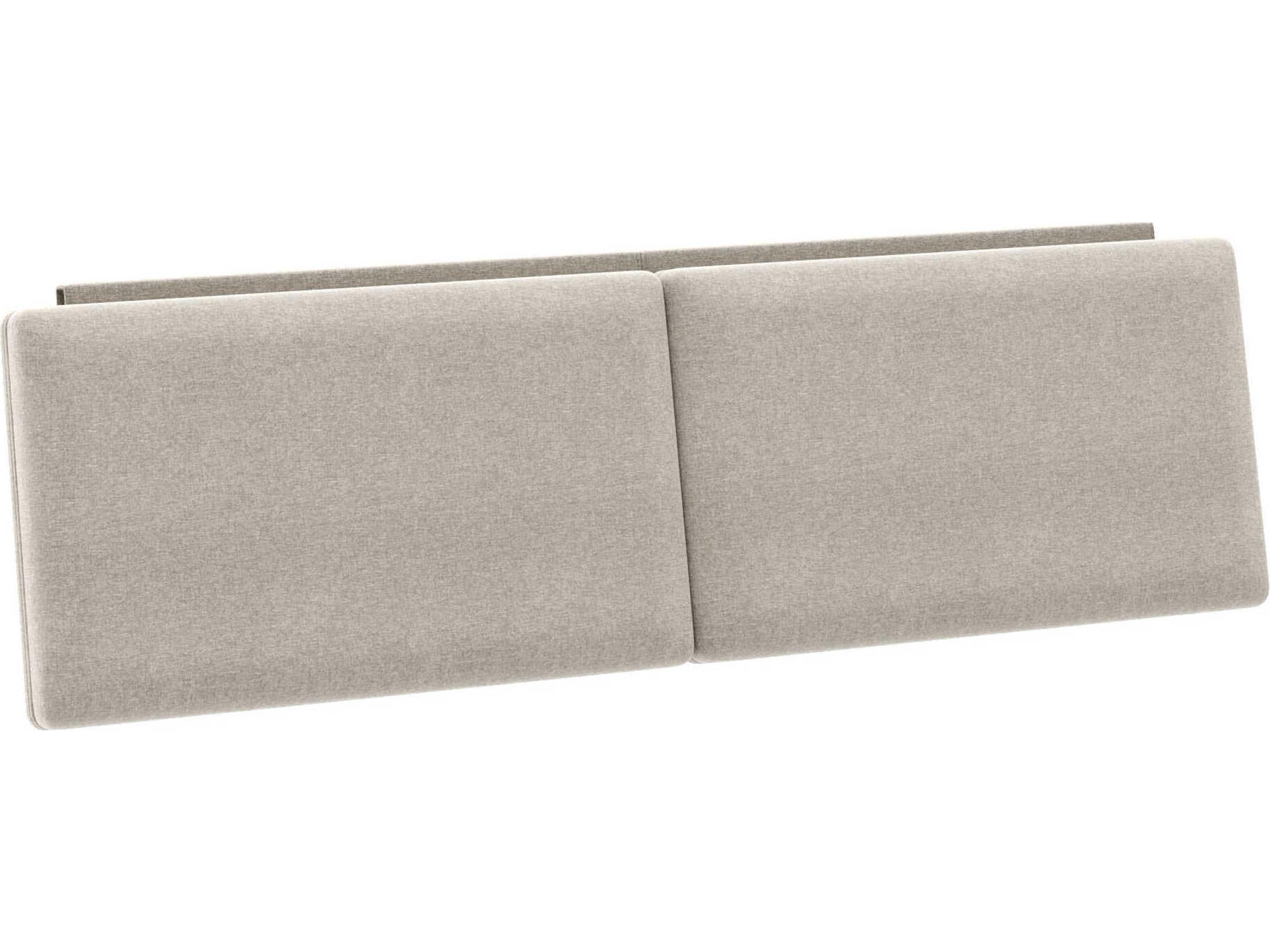 Contour Queen Headboard Cushion Almond Performance Fabric