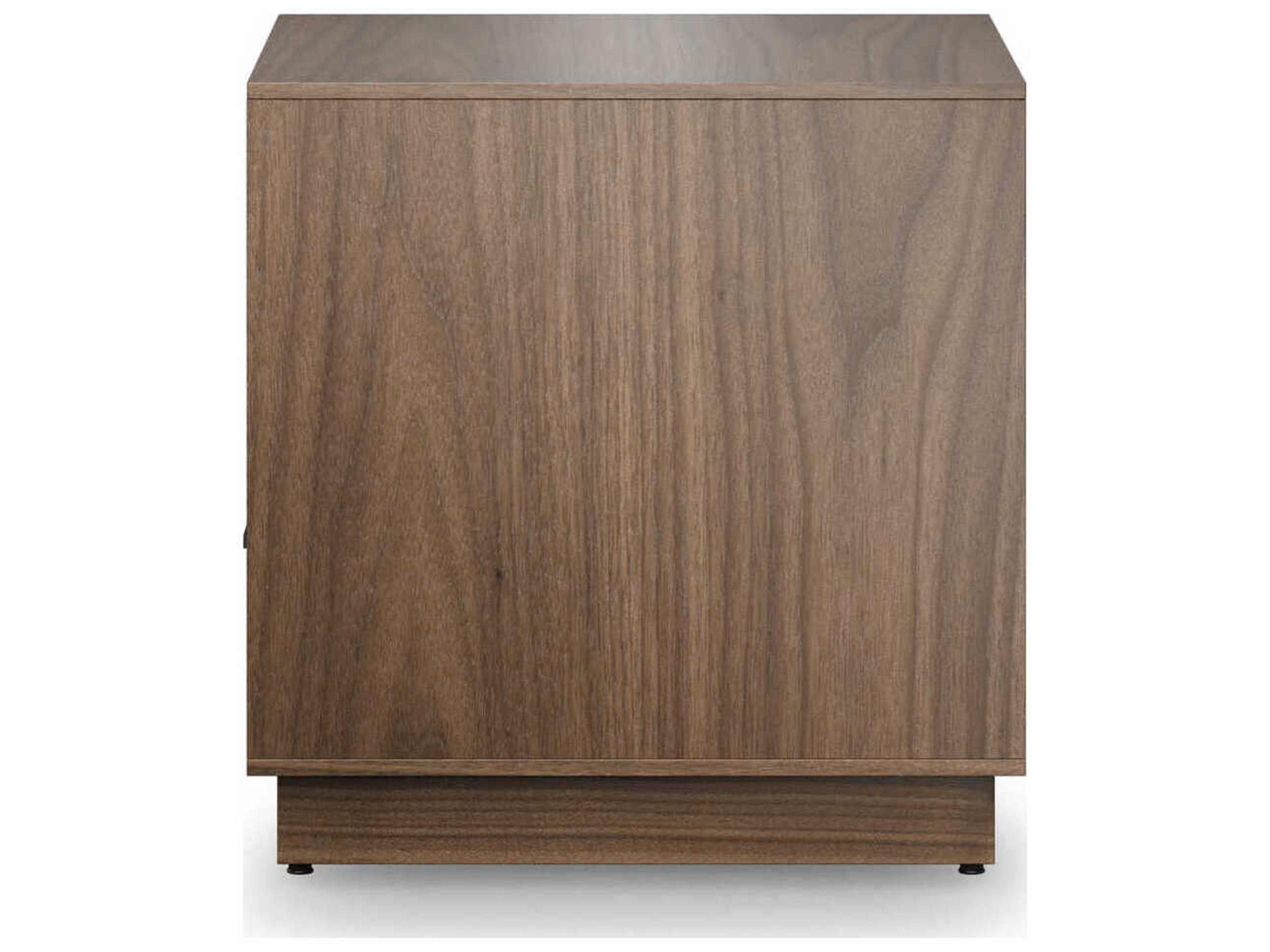 BDI Kava 1-Drawer Brown Hardwood Nightstand