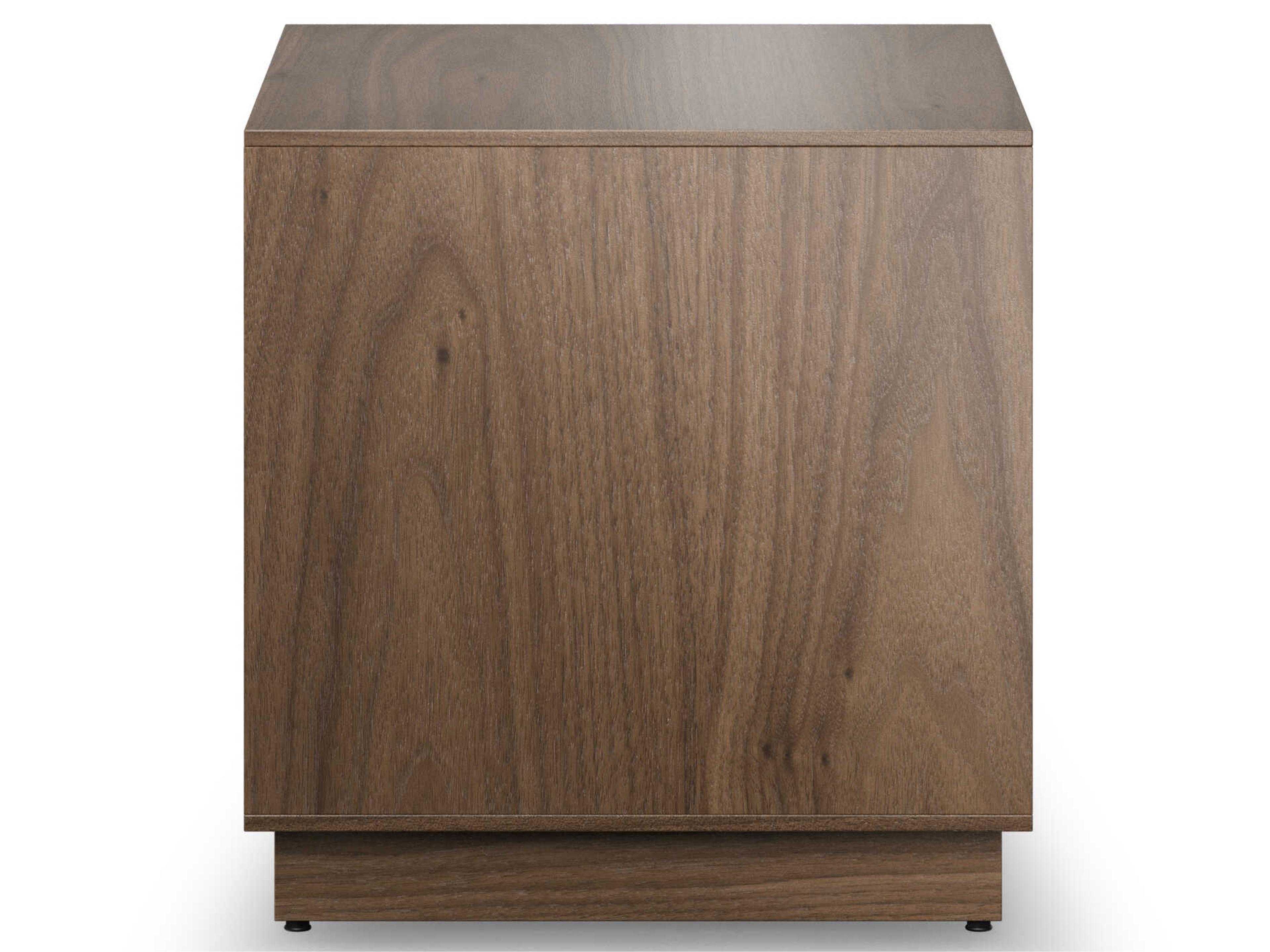 BDI Kava 1-Drawer Brown Hardwood Nightstand