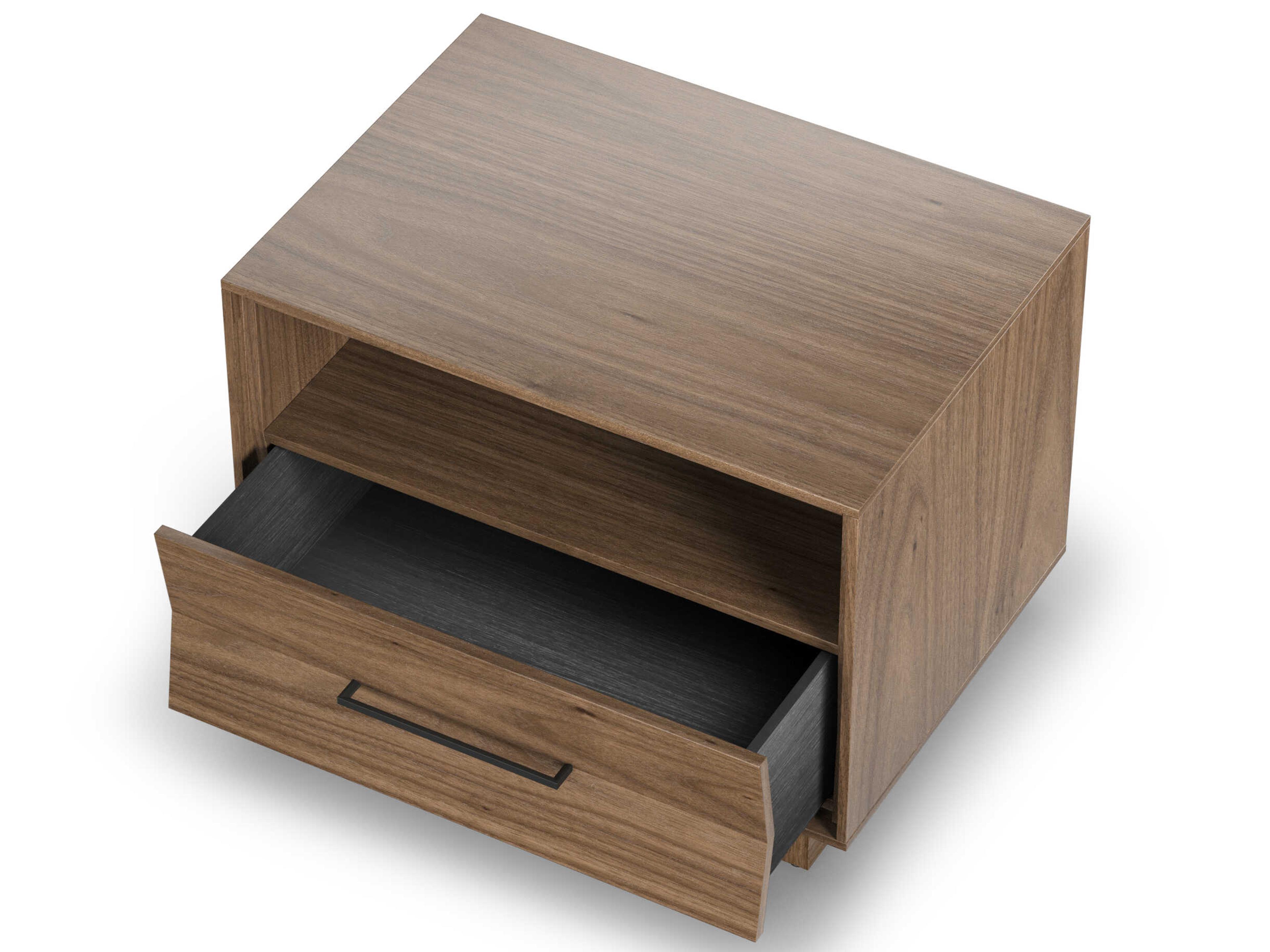 BDI Kava 1-Drawer Brown Hardwood Nightstand