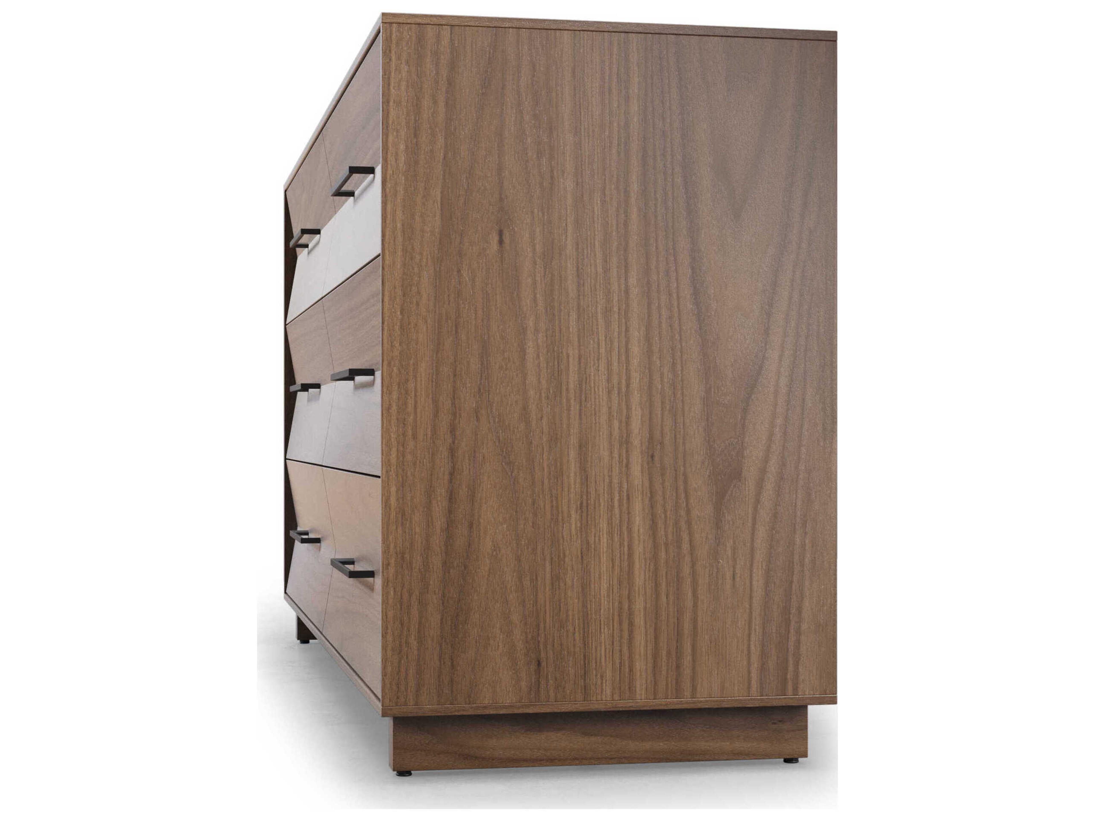 BDI Kava 6-Drawers Brown Hardwood Double Dresser