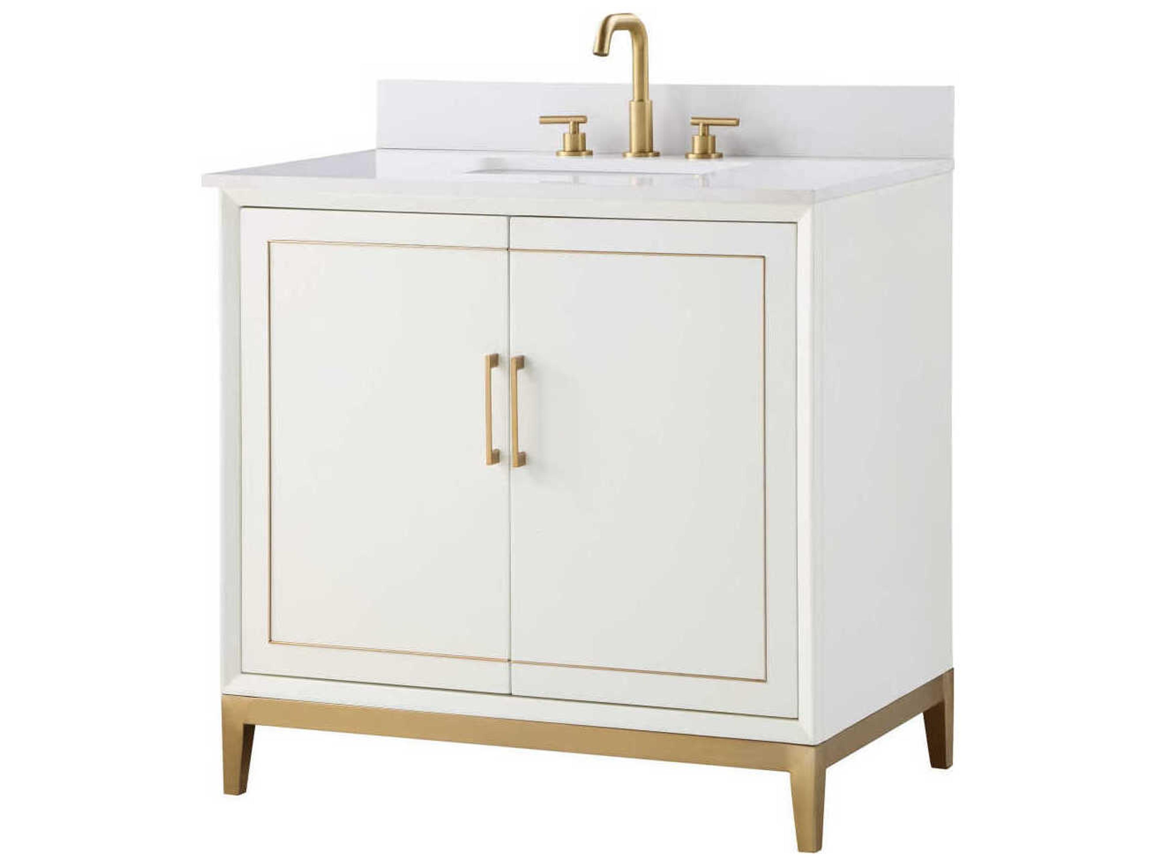 Gracie 36" Satin White Vanity
