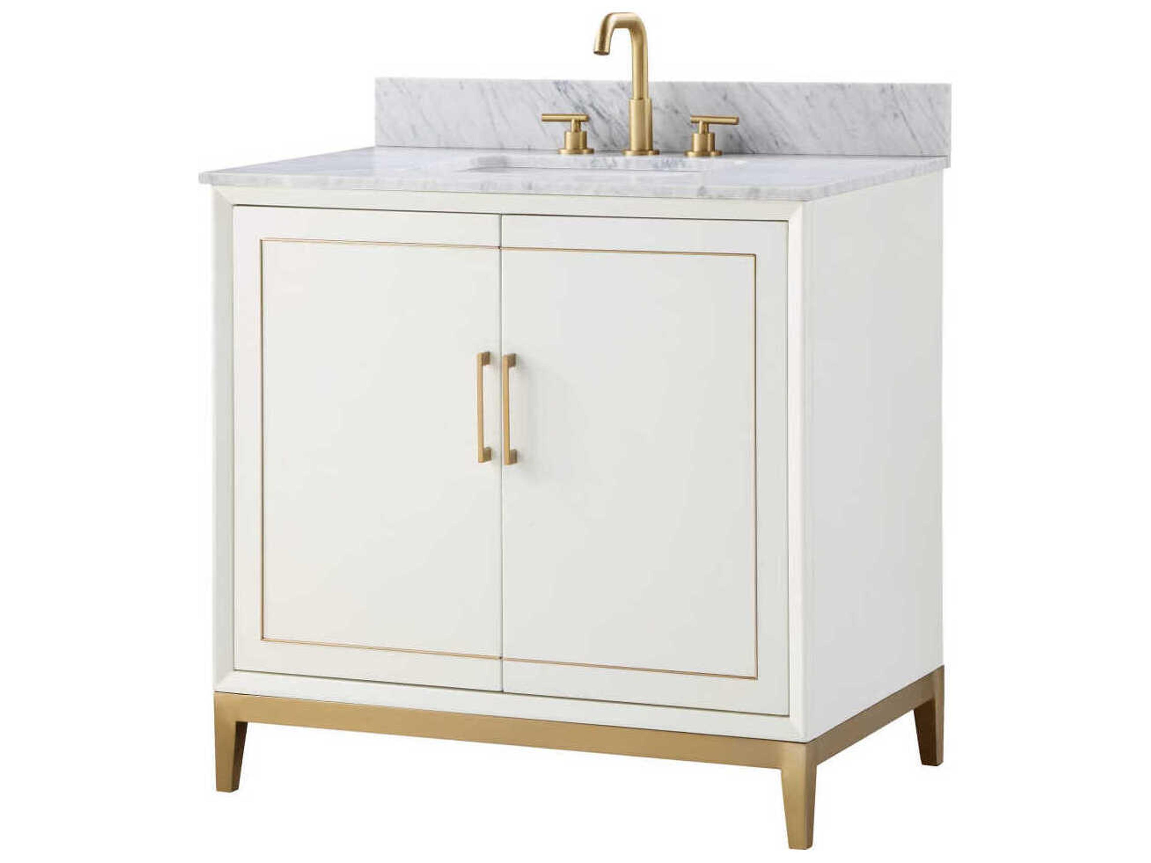 BEMMA Gracie 36" Satin White Vanity