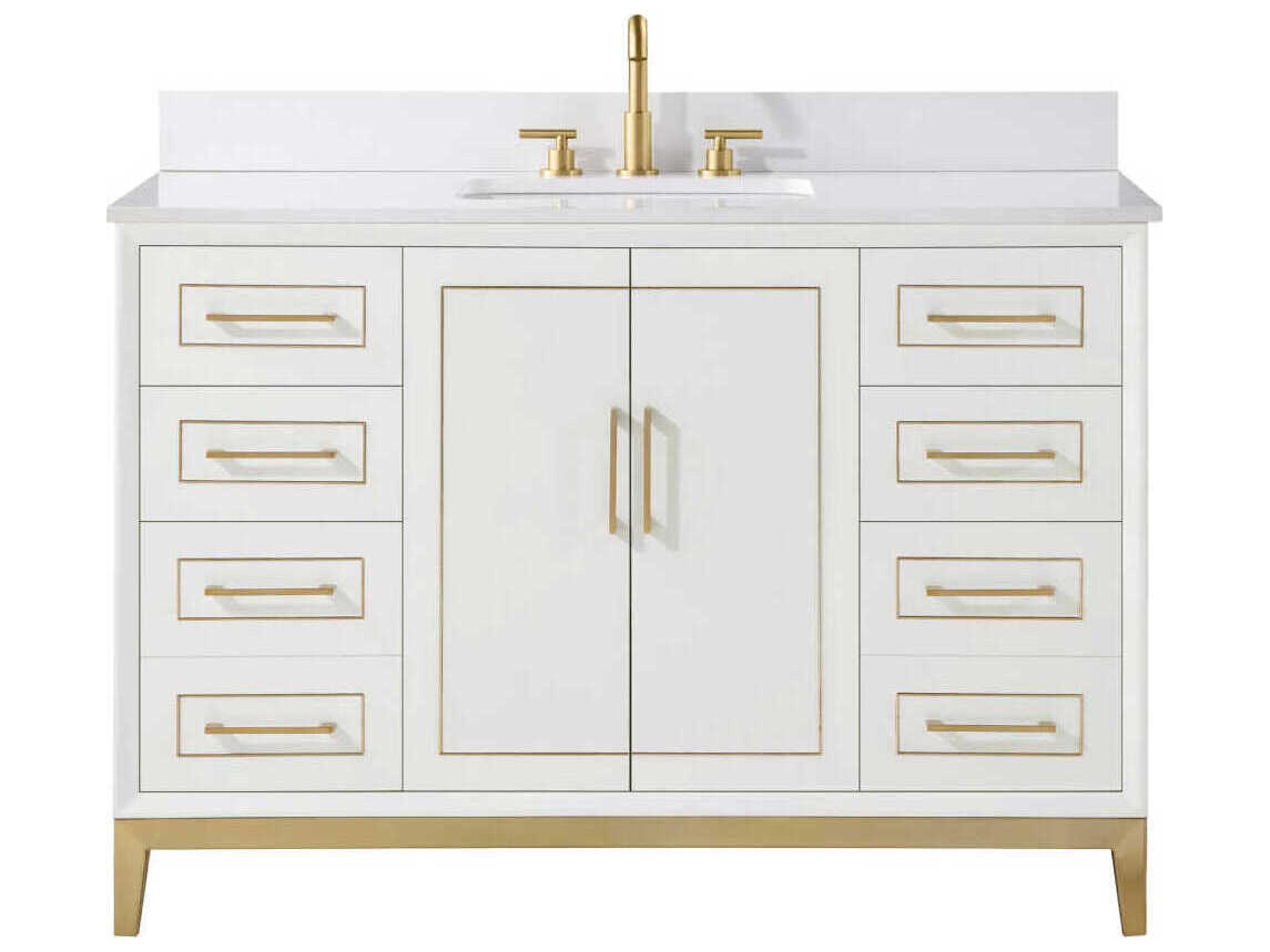 BEMMA Gracie 48" Satin White Vanity