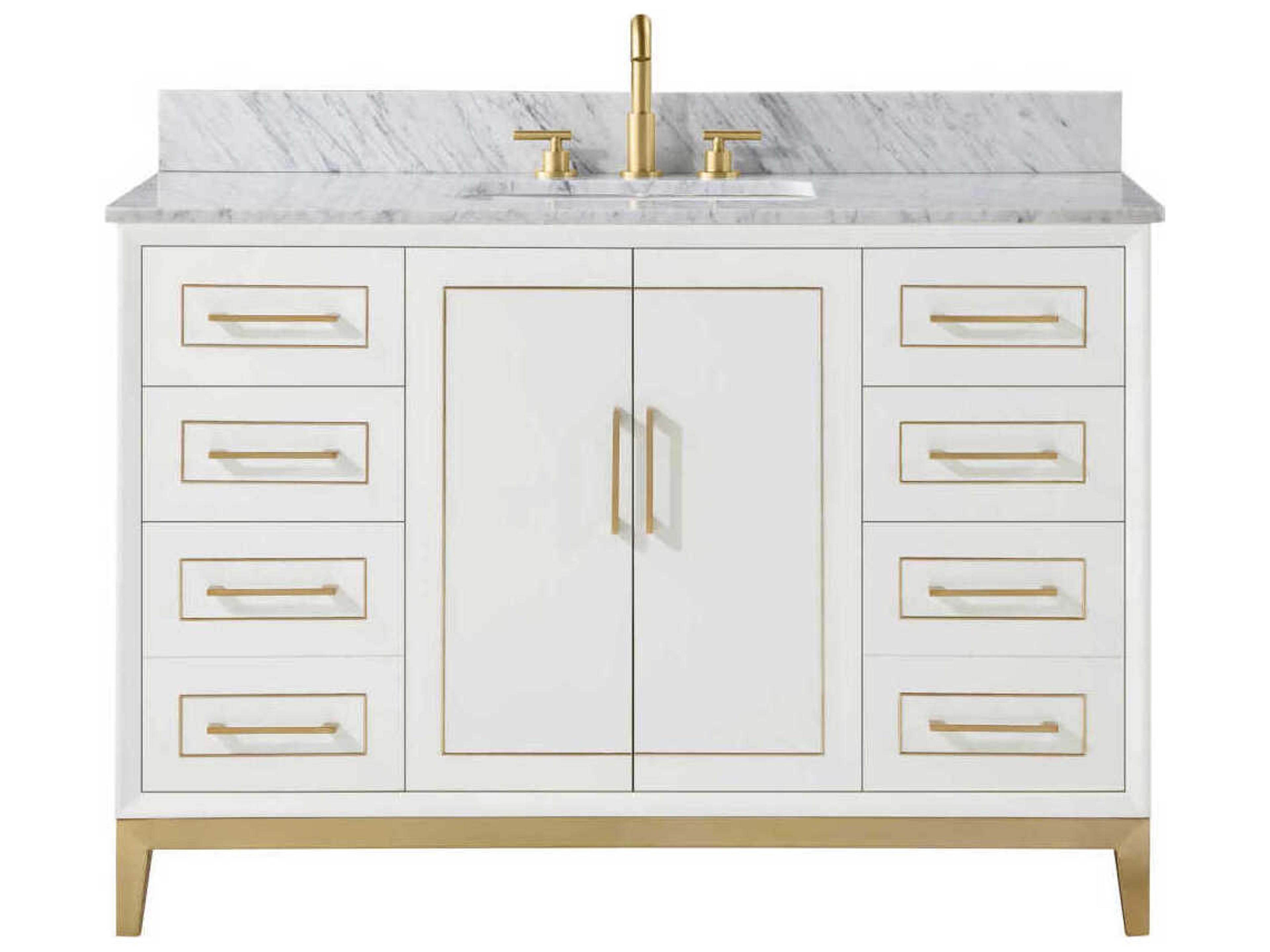 BEMMA Gracie 48" Satin White Vanity