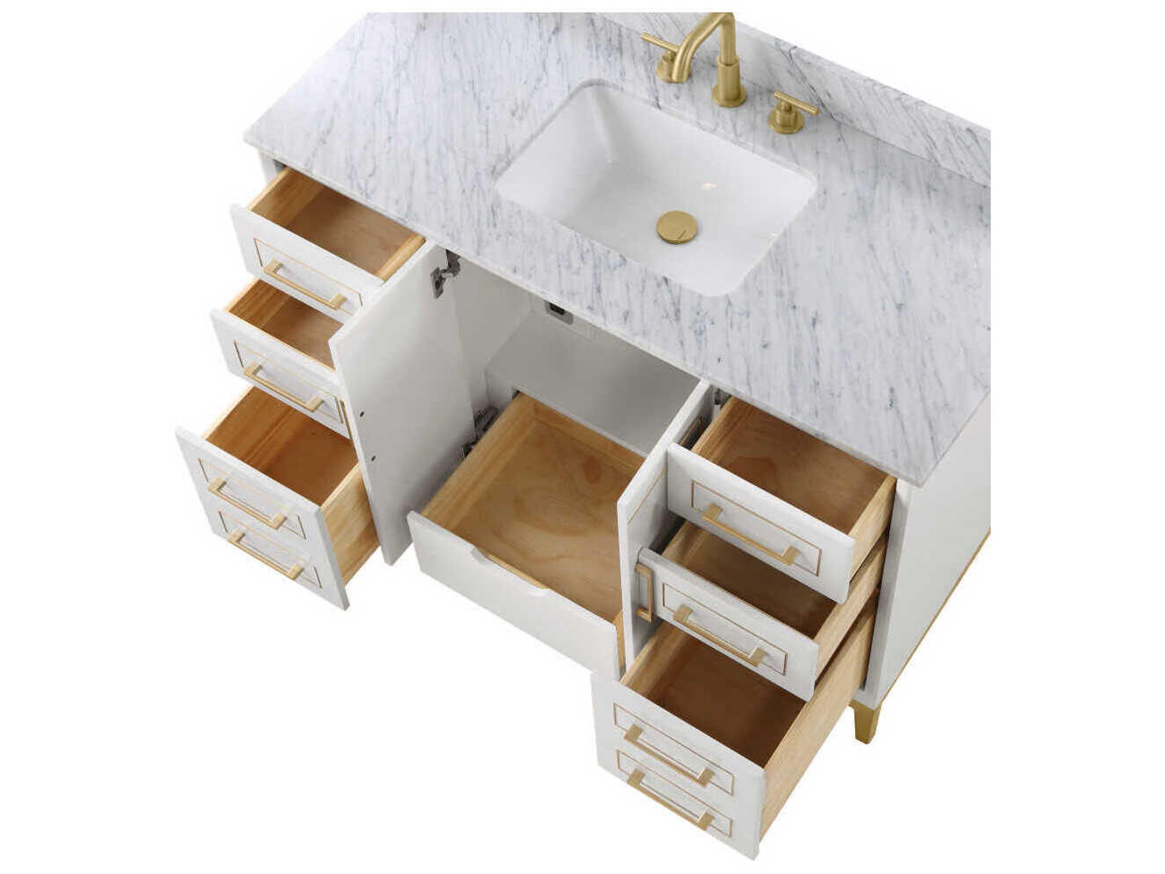 BEMMA Gracie 48" Satin White Vanity