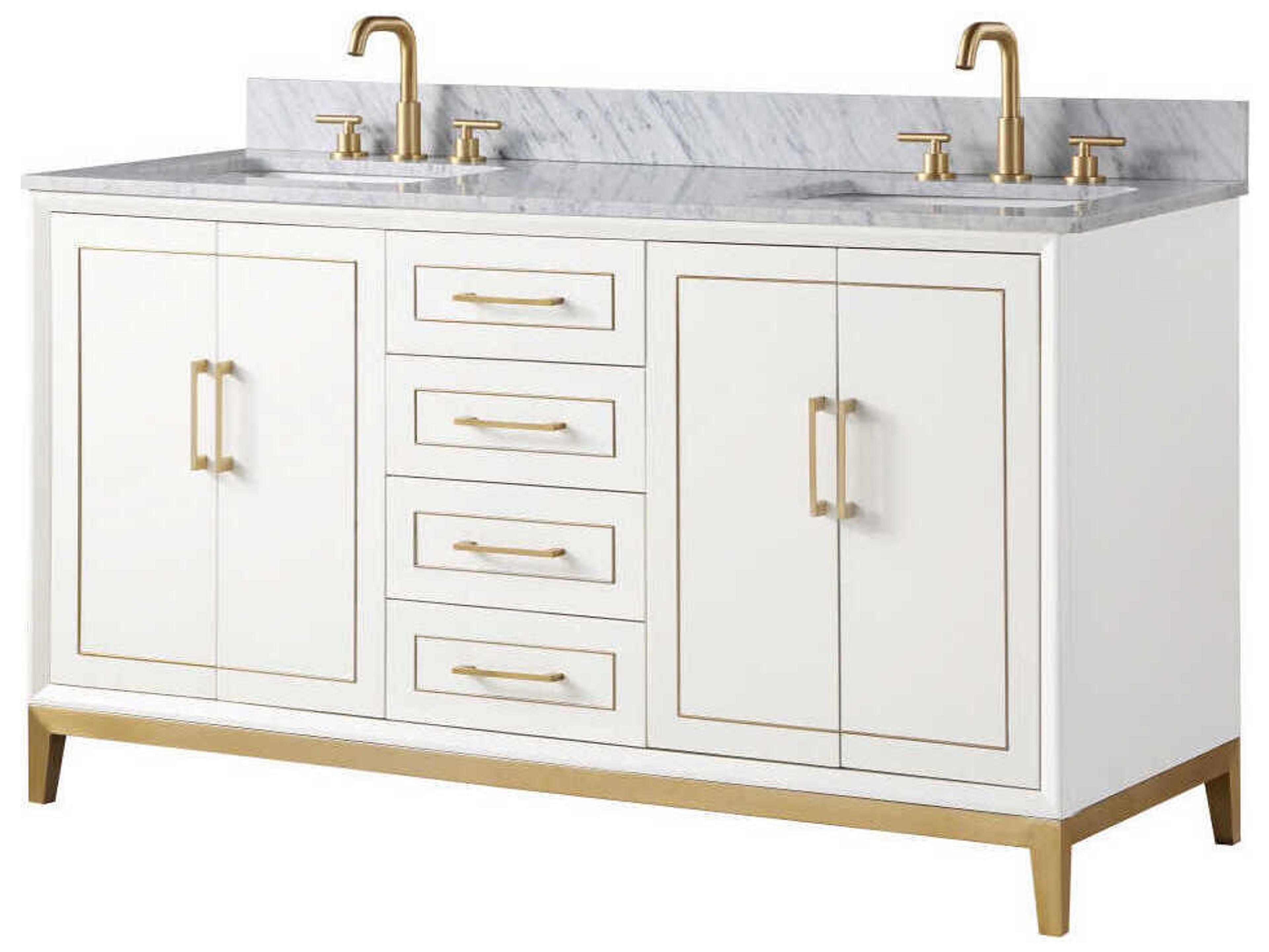 Gracie 60" Satin White Vanity