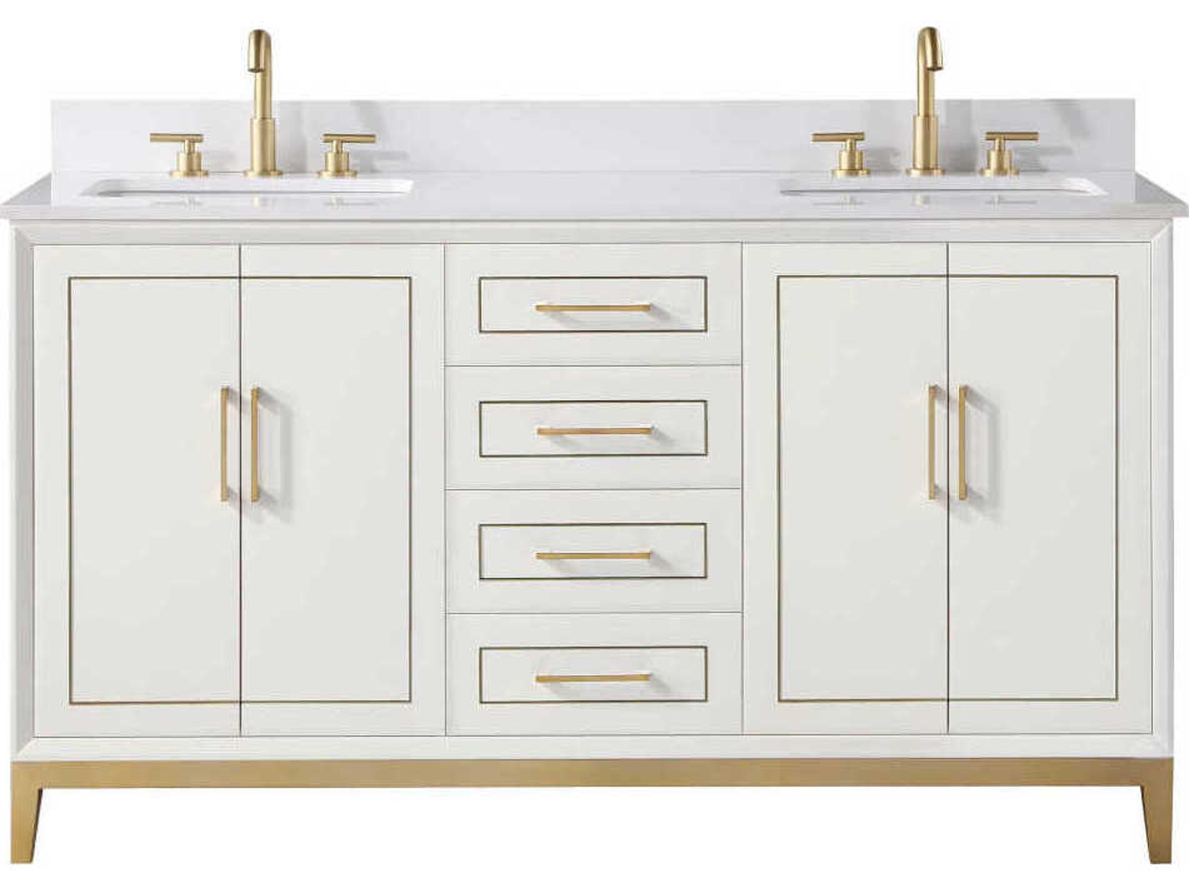 BEMMA Gracie 60" Satin White Vanity