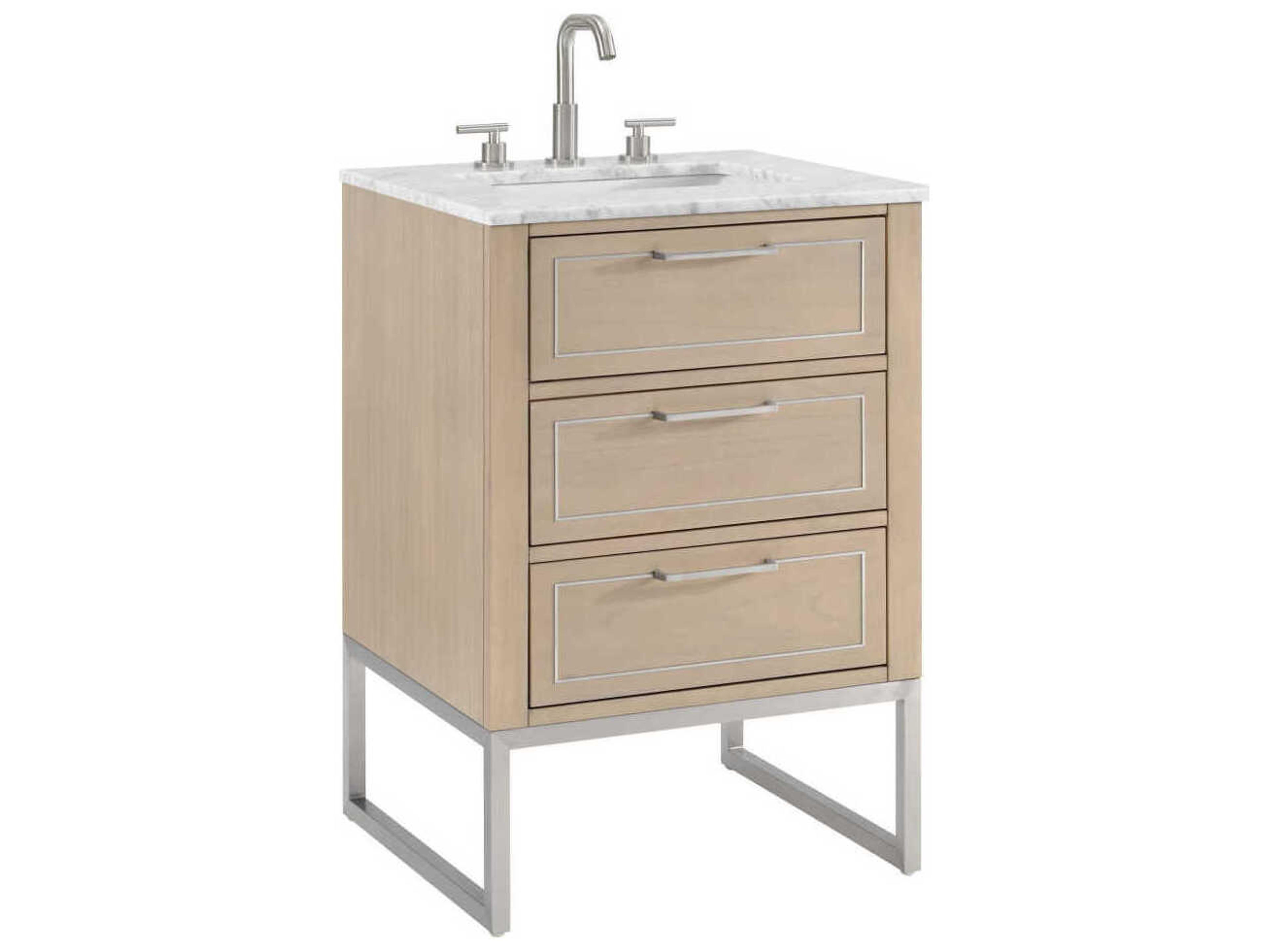 BEMMA Markham 24" Cashmere Grey Brushed Nickel Vanity