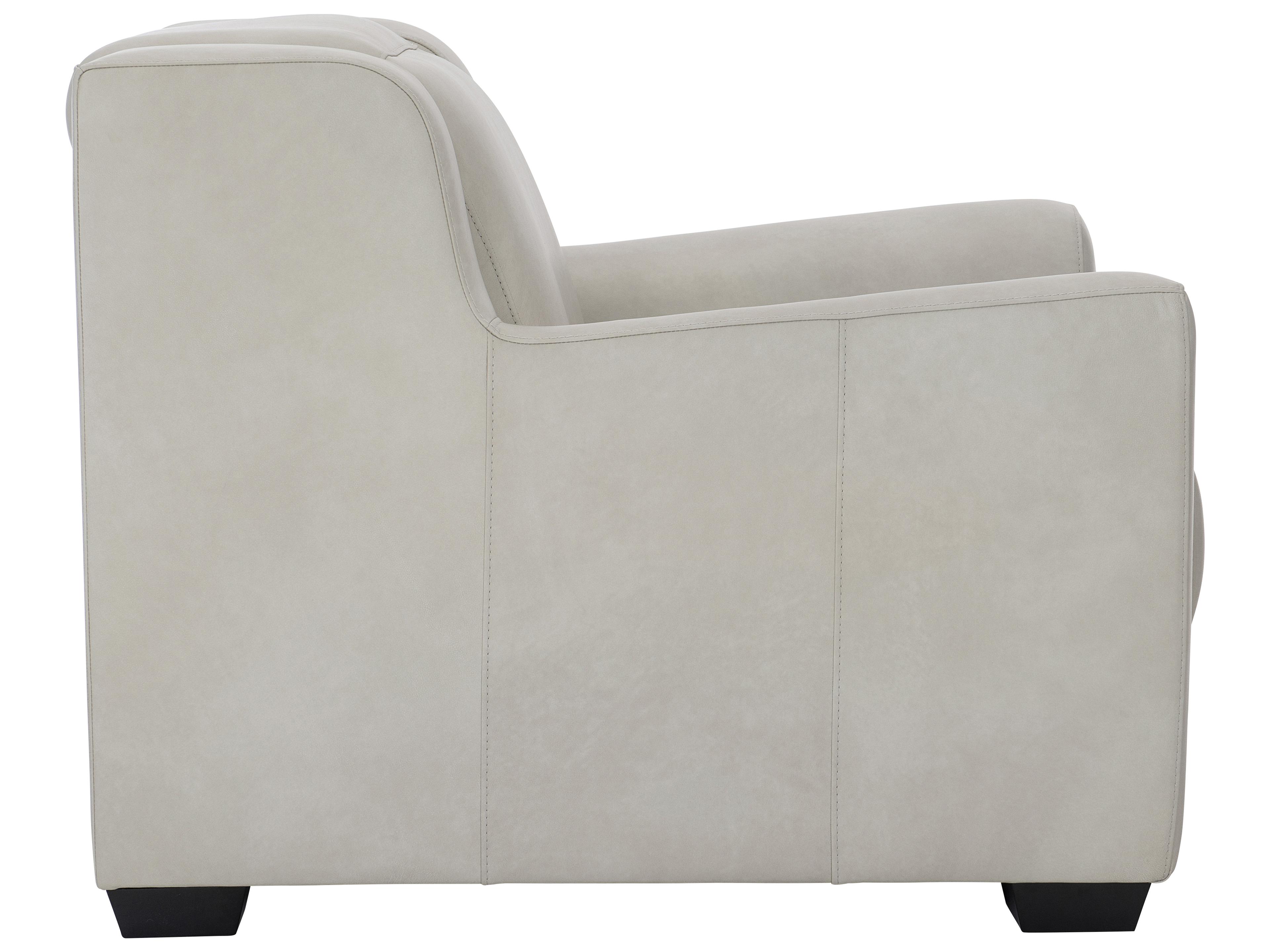 Bernhardt Everette Gray Leather Power Motion Chair