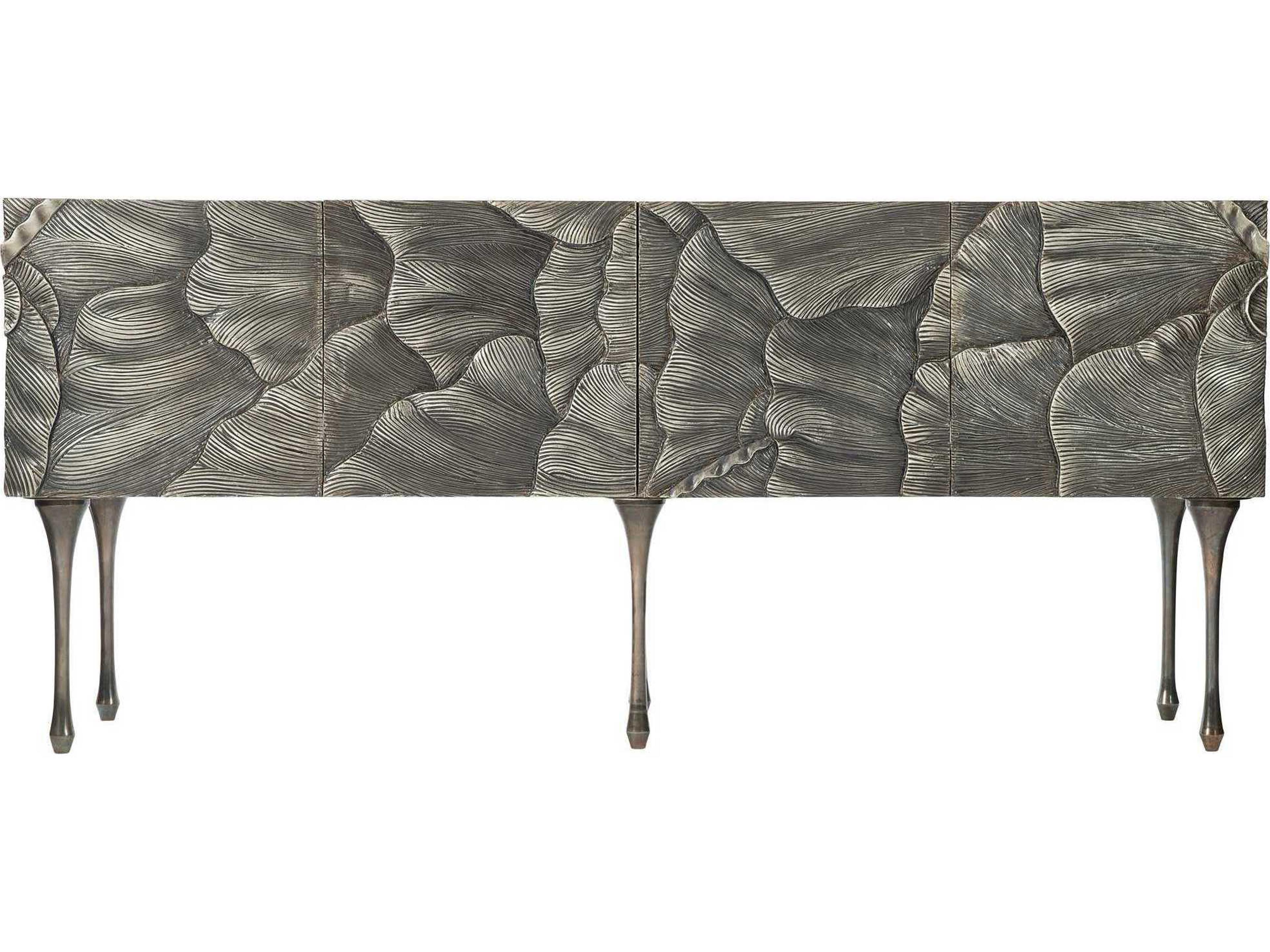 Bernhardt Interiors 72" Flora Antique Silver Credenza