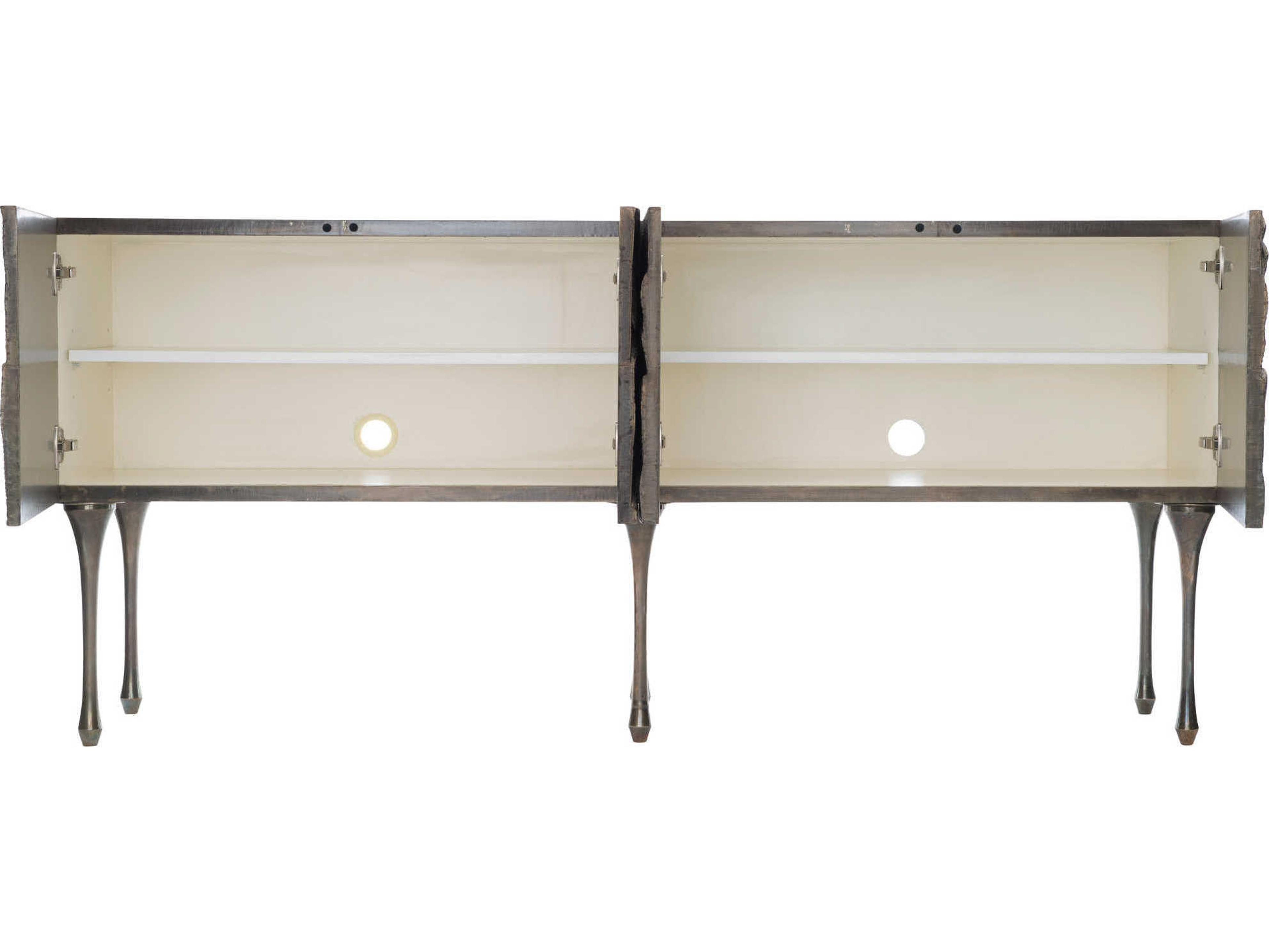 Bernhardt Interiors 72" Flora Antique Silver Credenza