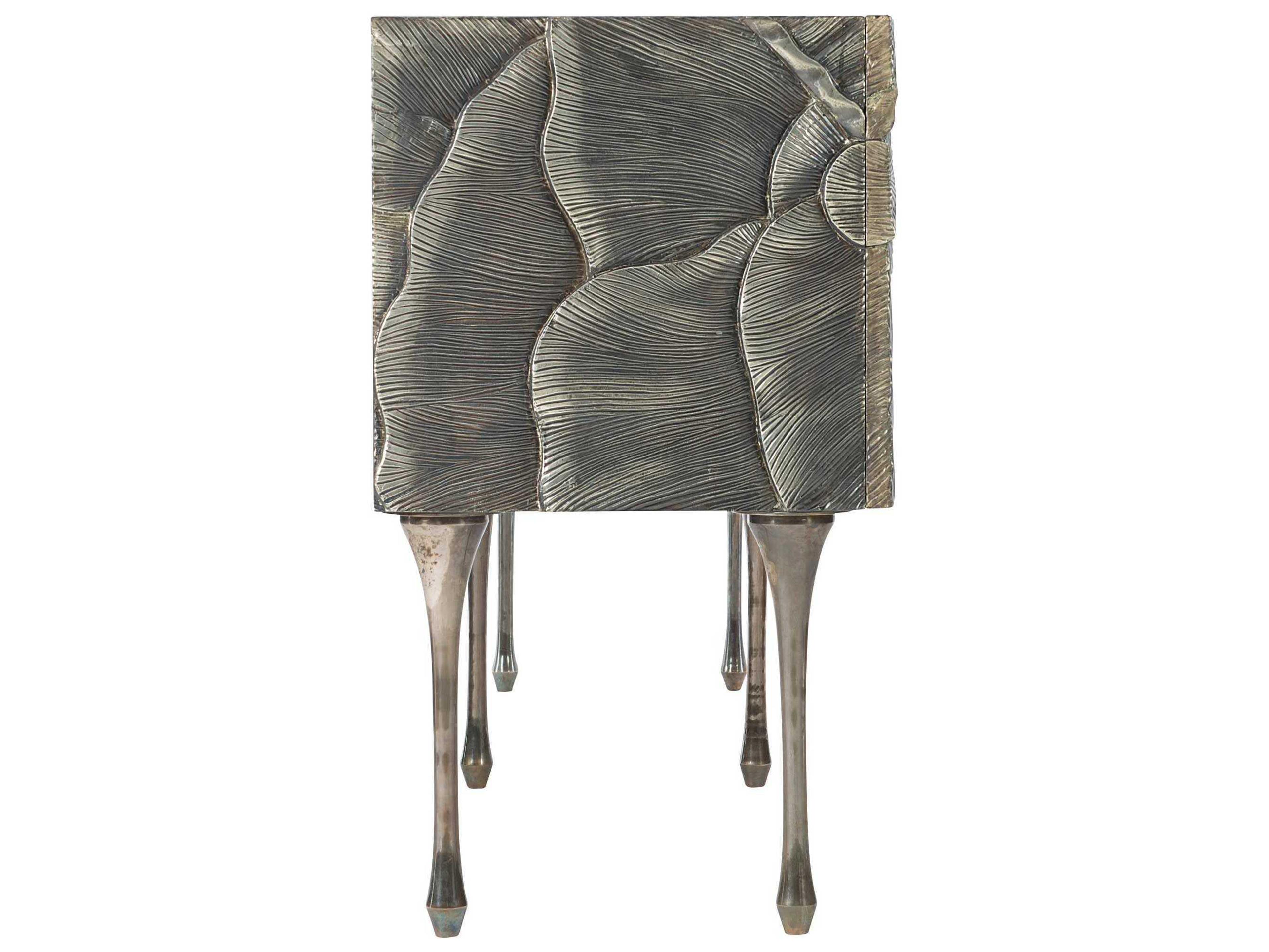 Bernhardt Interiors 72" Flora Antique Silver Credenza