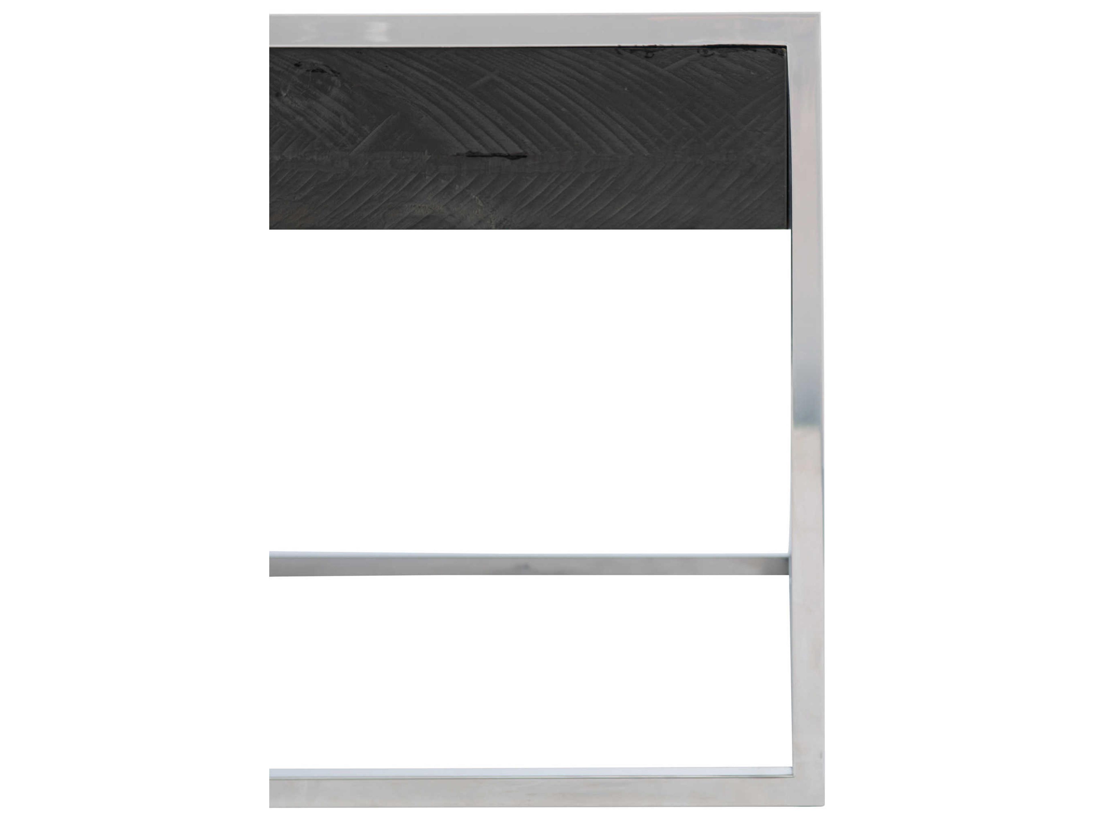 Bernhardt Logan Beacon Rectangular Wood Cinder Cocktail Table