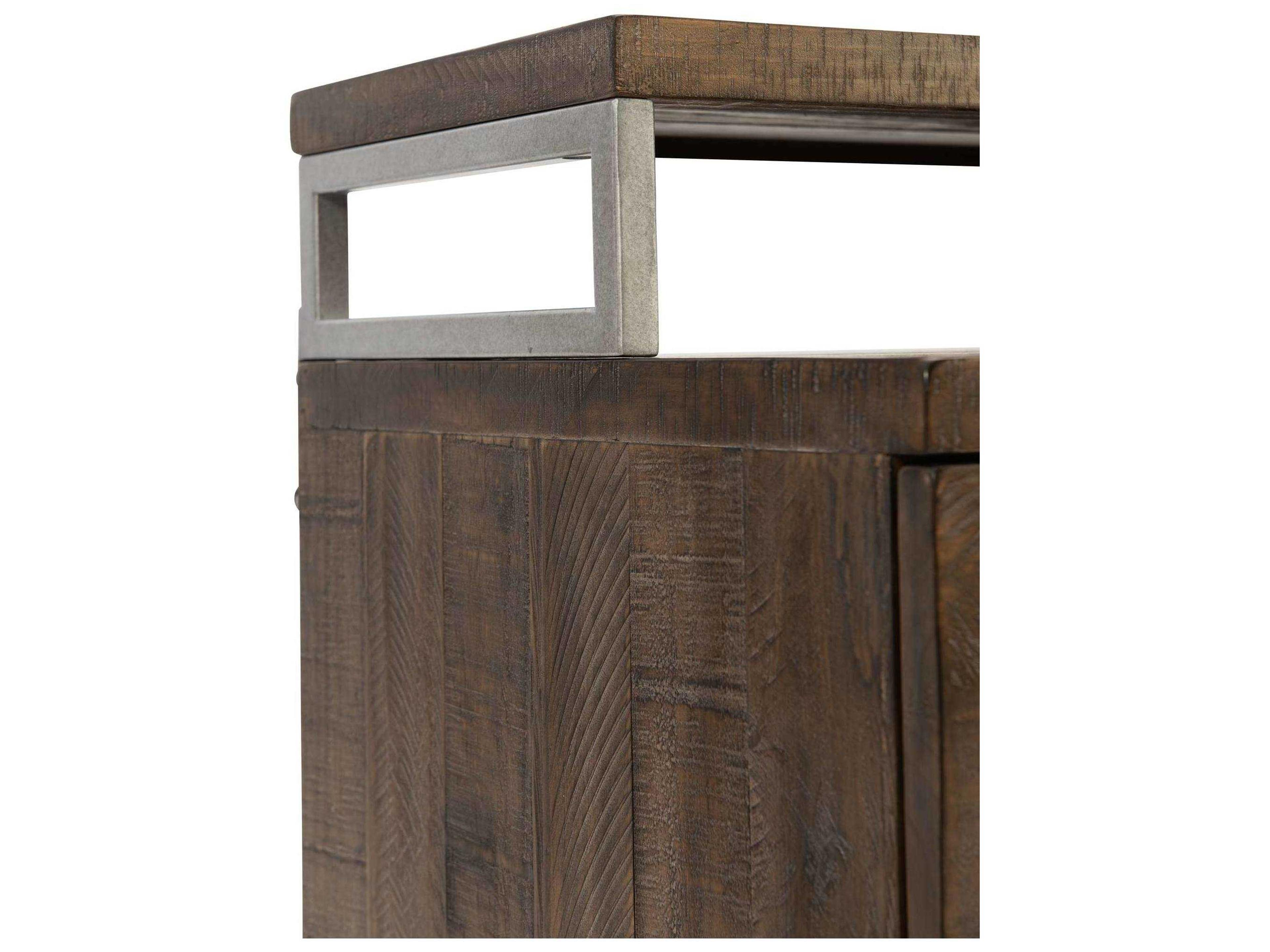 Bernhardt Logan Square Haines 2-Drawers Pine Wood Nightstand