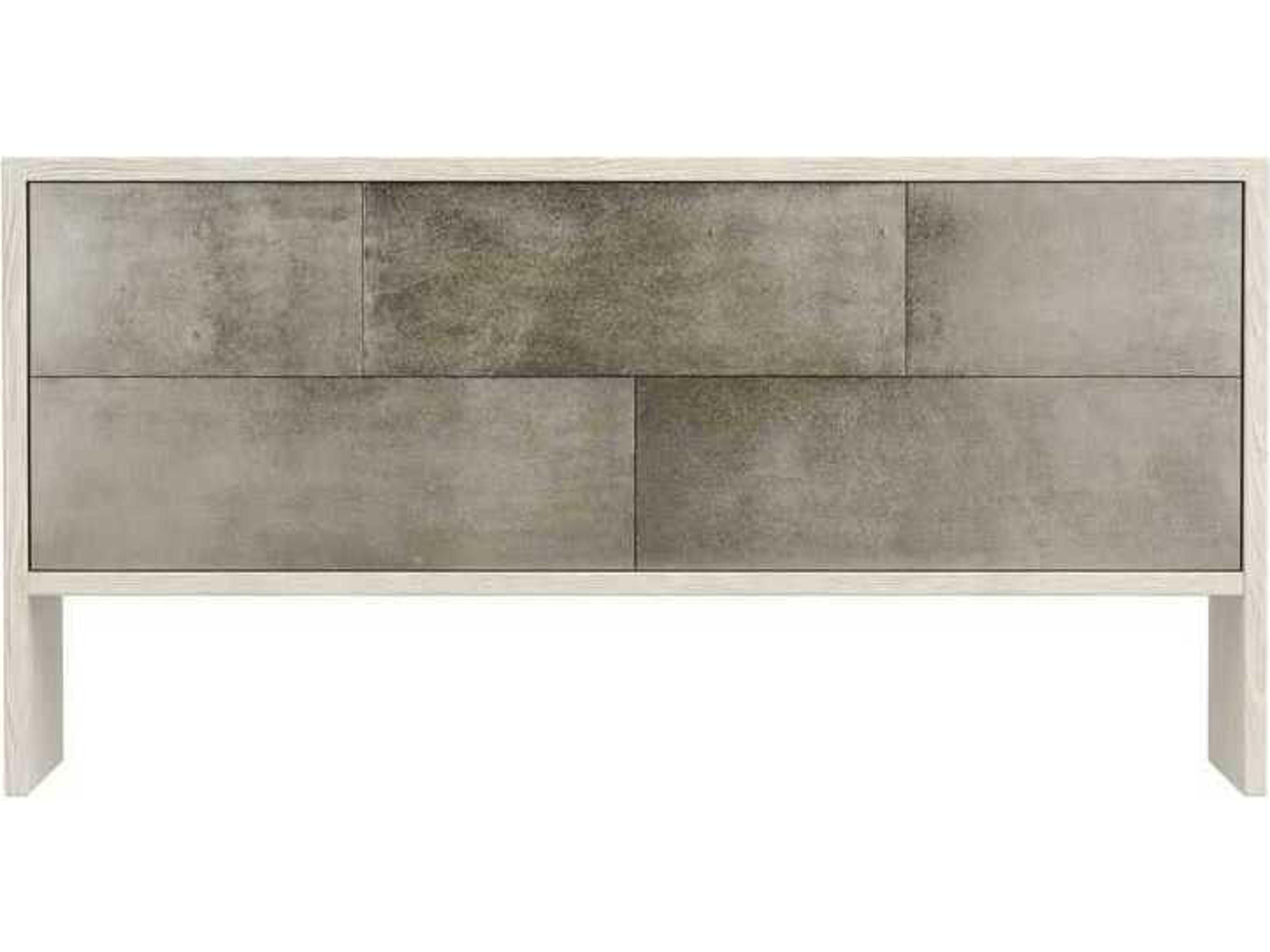 Bernhardt Interiors Lowe 5-Drawers Brown Rubberwood Dresser