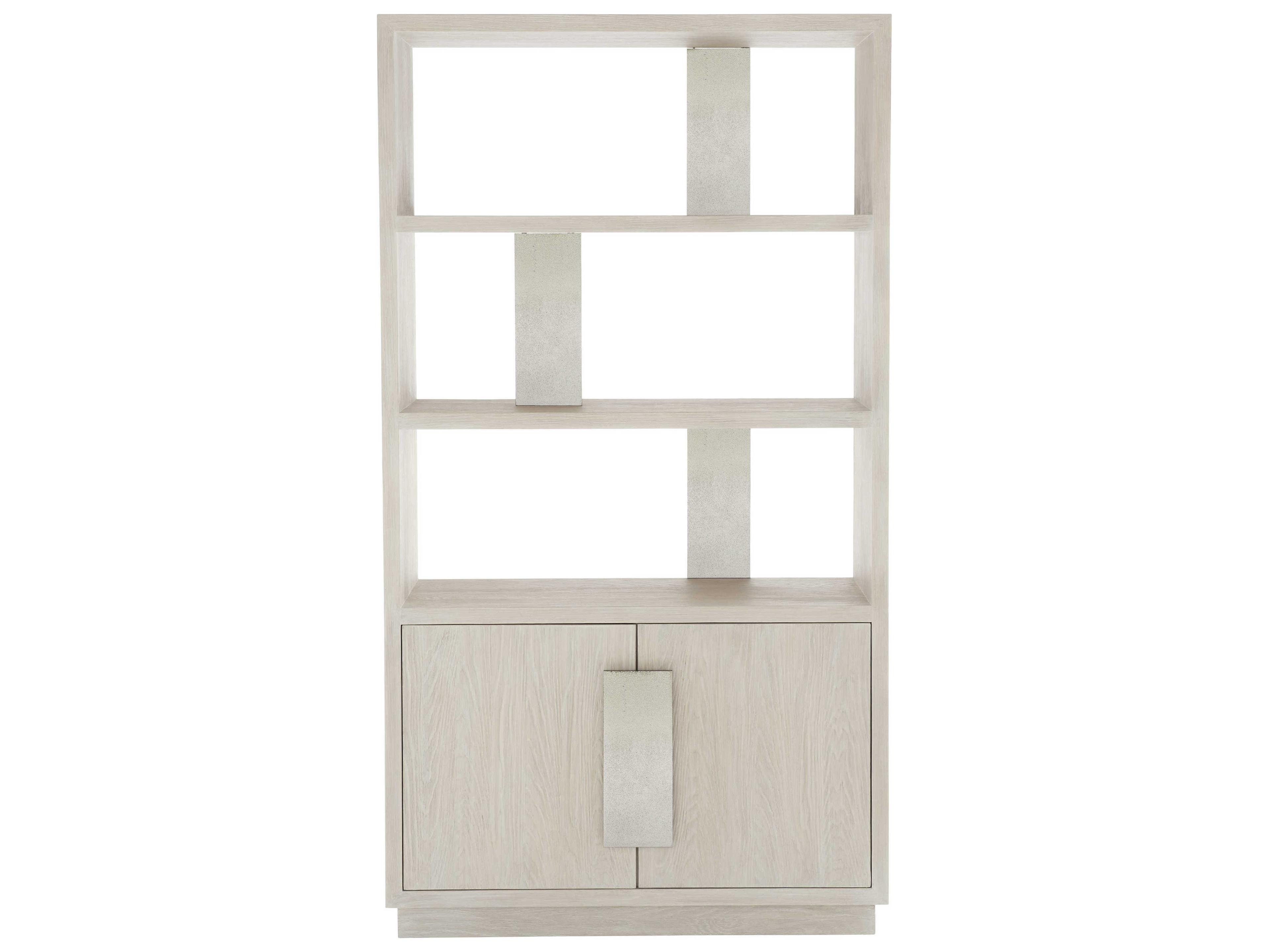 Bernhardt Interiors Jicama Shiny Nickel Estagere