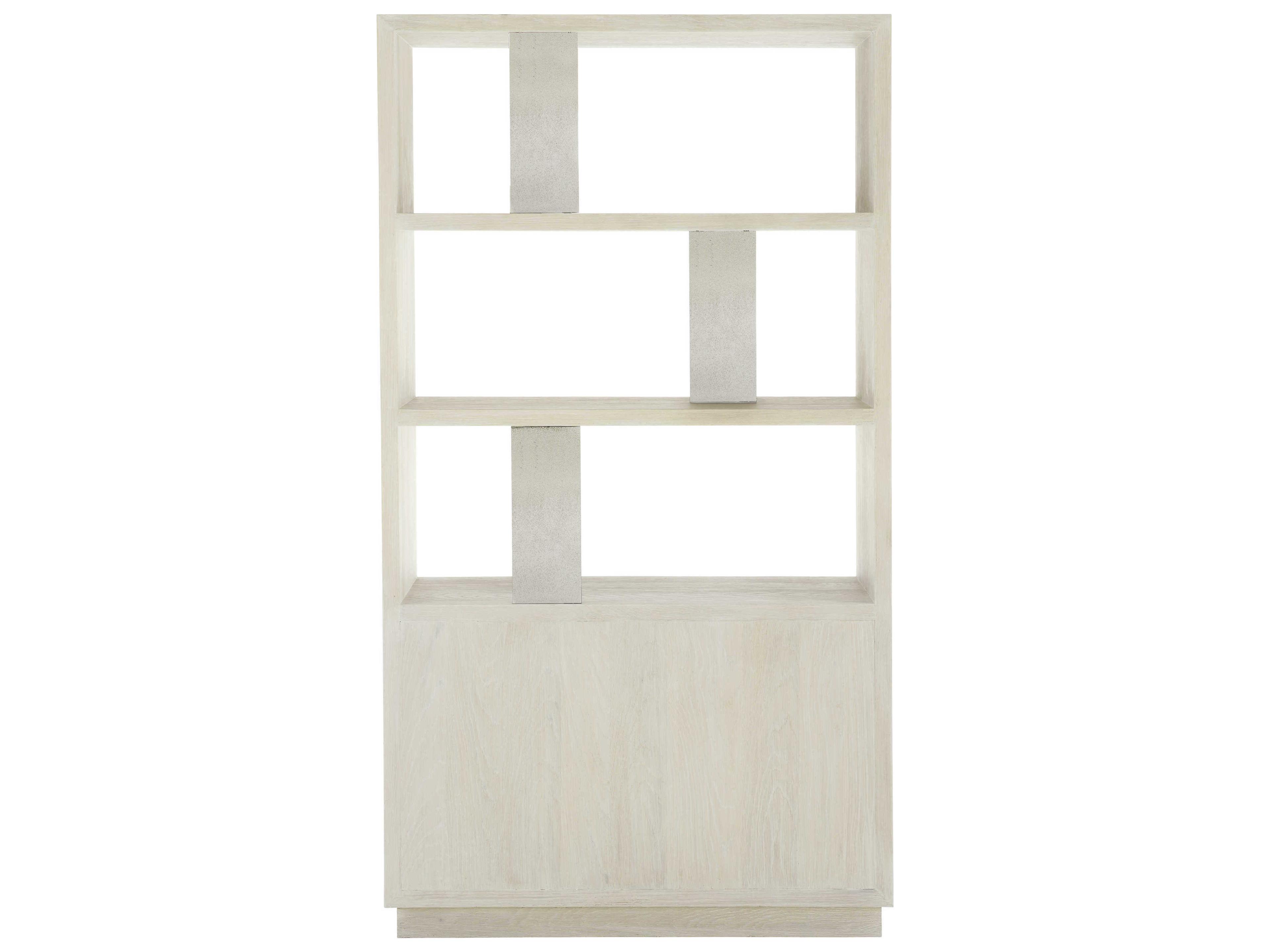 Bernhardt Interiors Jicama Shiny Nickel Estagere