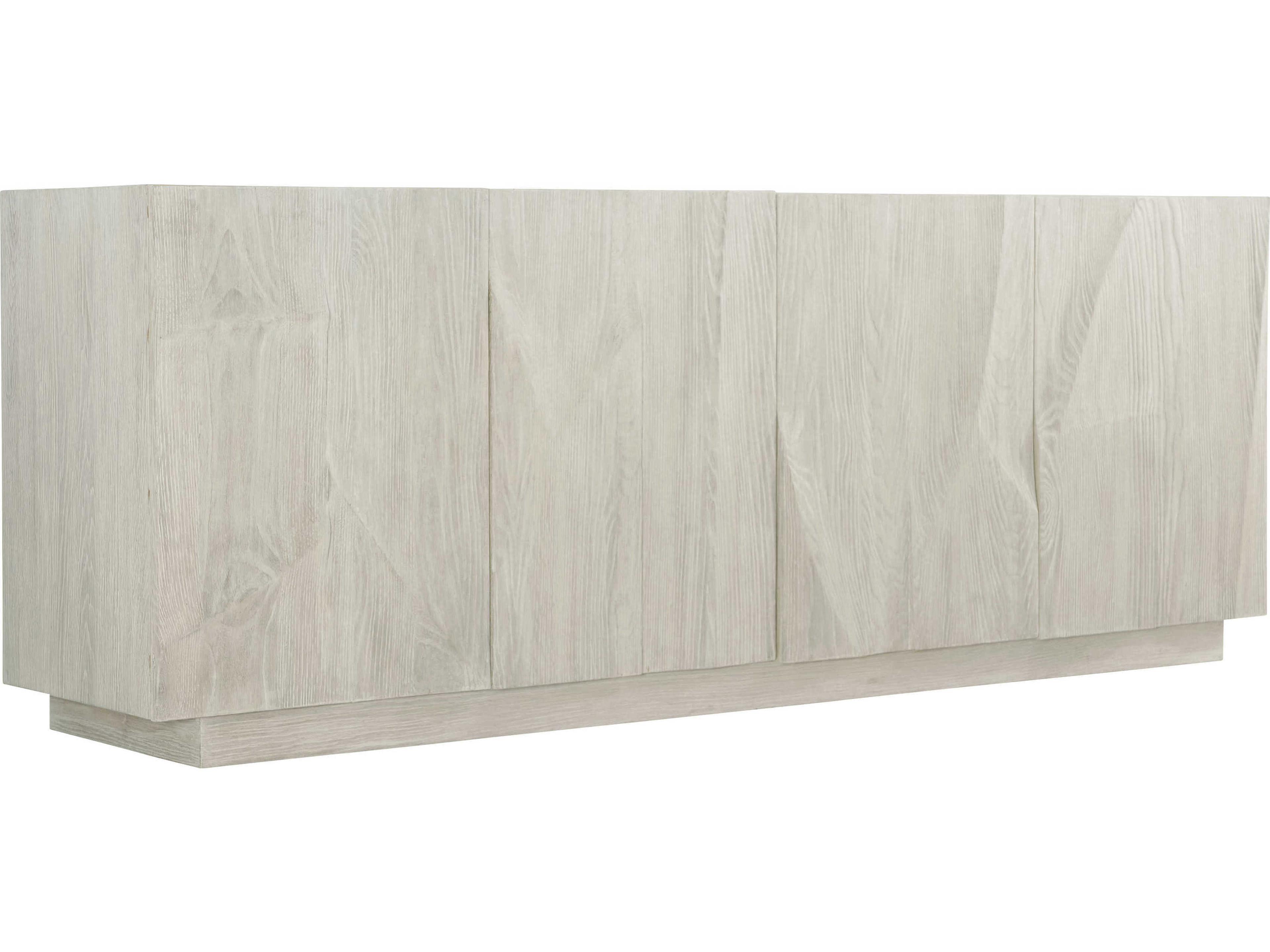 Alvarez Entertainment Credenza Interiors Collection Jicama Finish White Oak