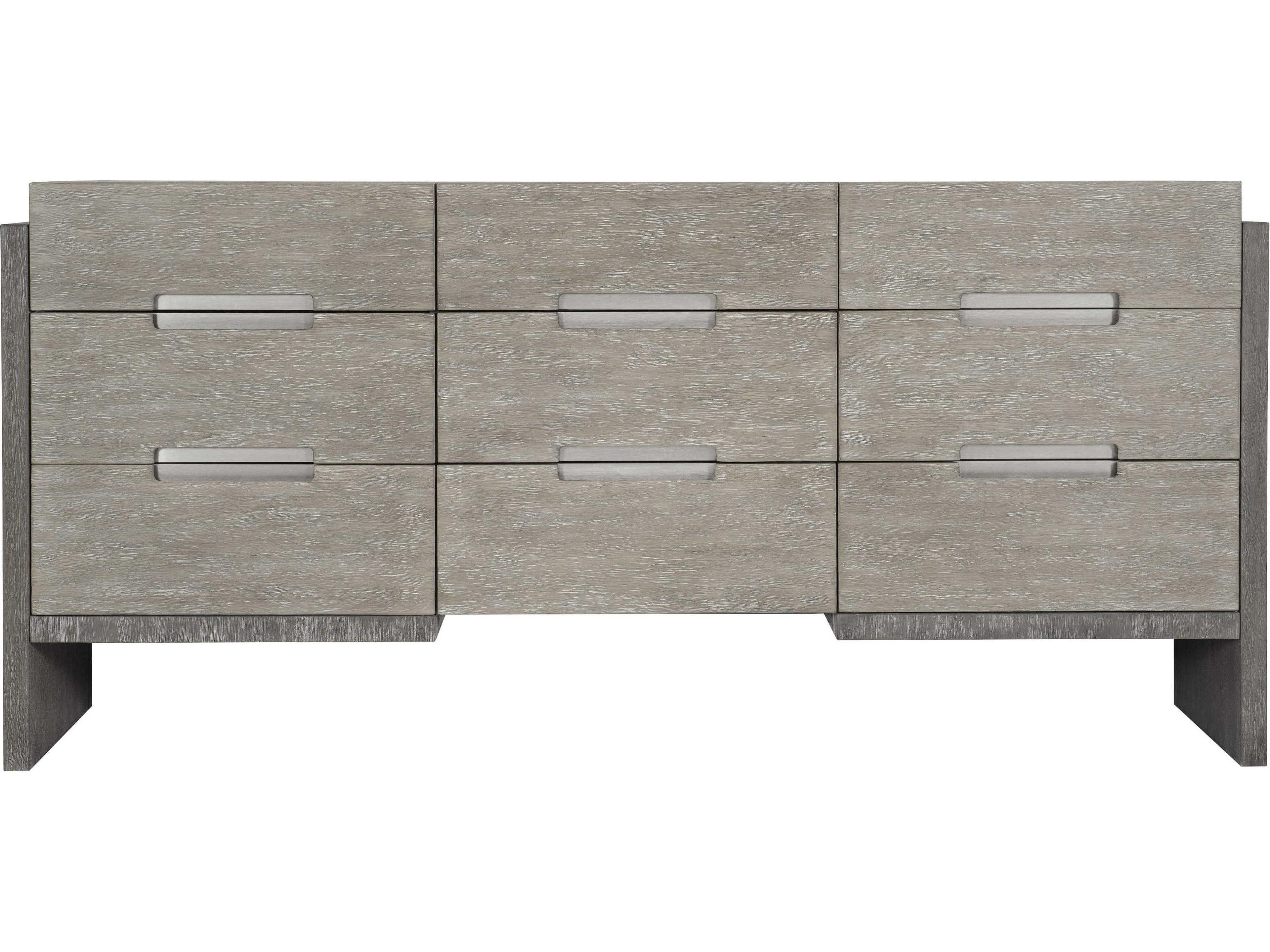 Bernhardt Foundations 9-Drawers Gray Dresser
