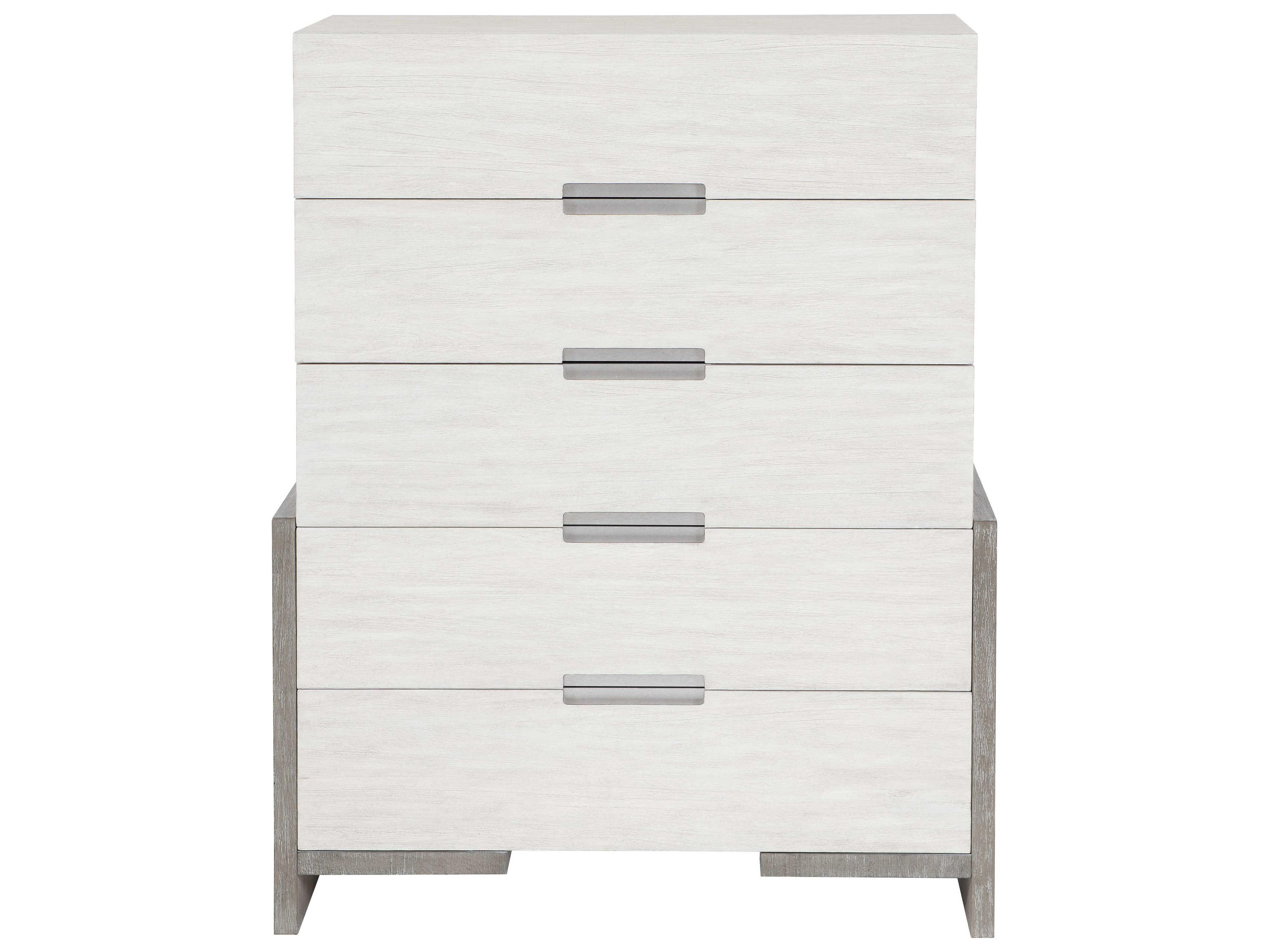 Tall Drawer Chest Foundations 5 Drawer Two Tone Light Shale