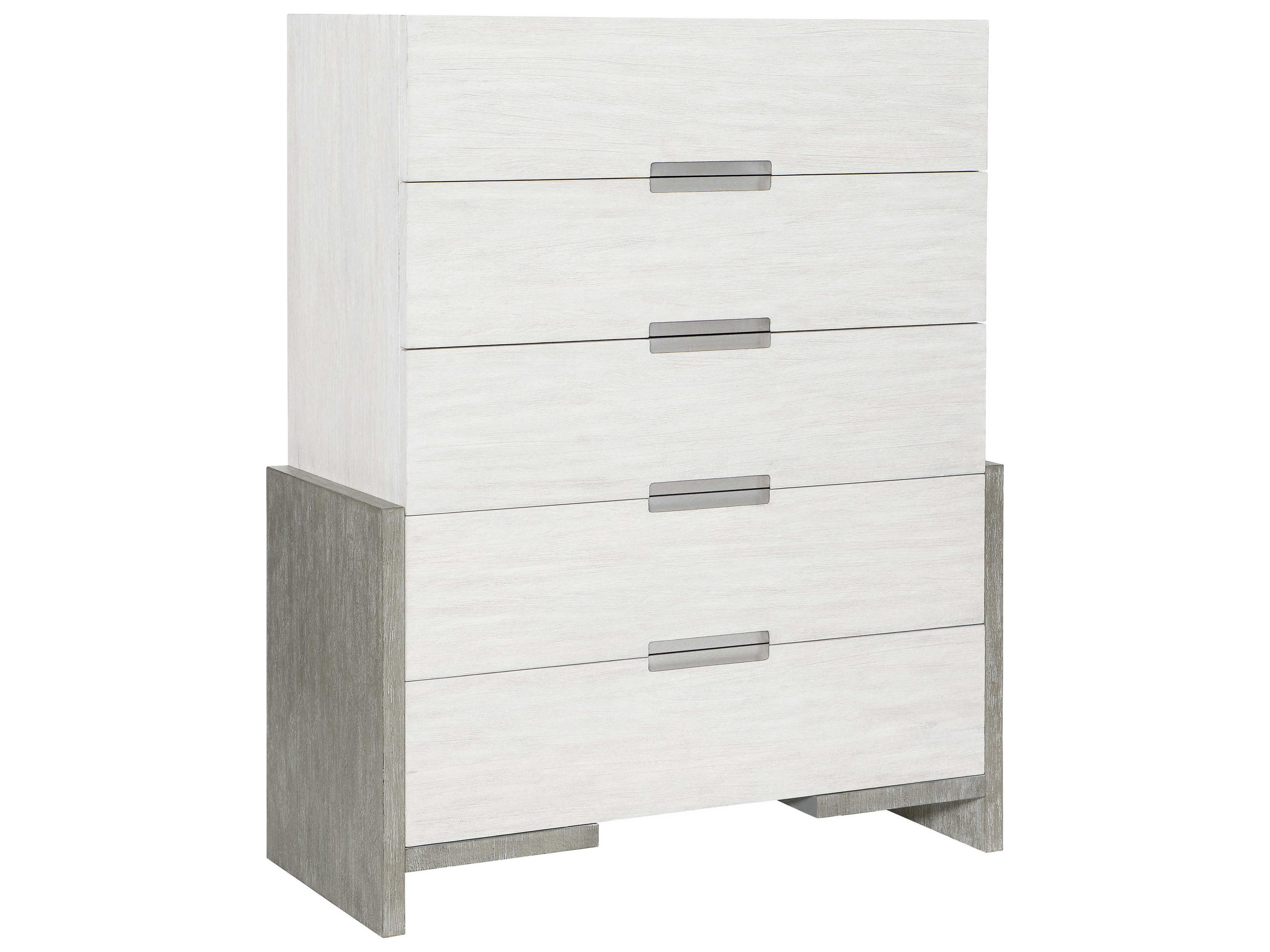 Bernhardt Foundations Linen Light Shale White Accent Chest