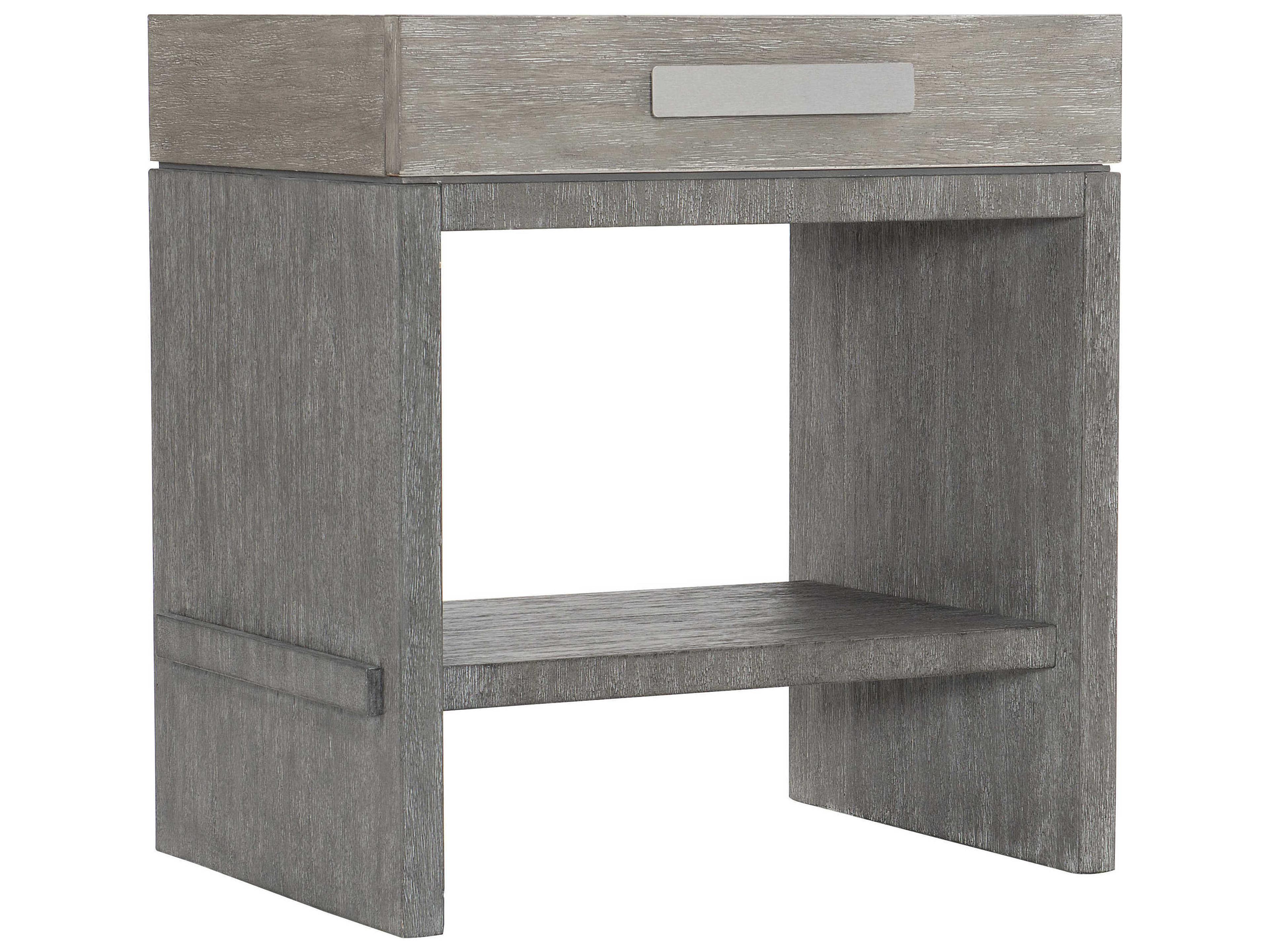Bernhardt Foundations 1-Drawer Gray Nightstand