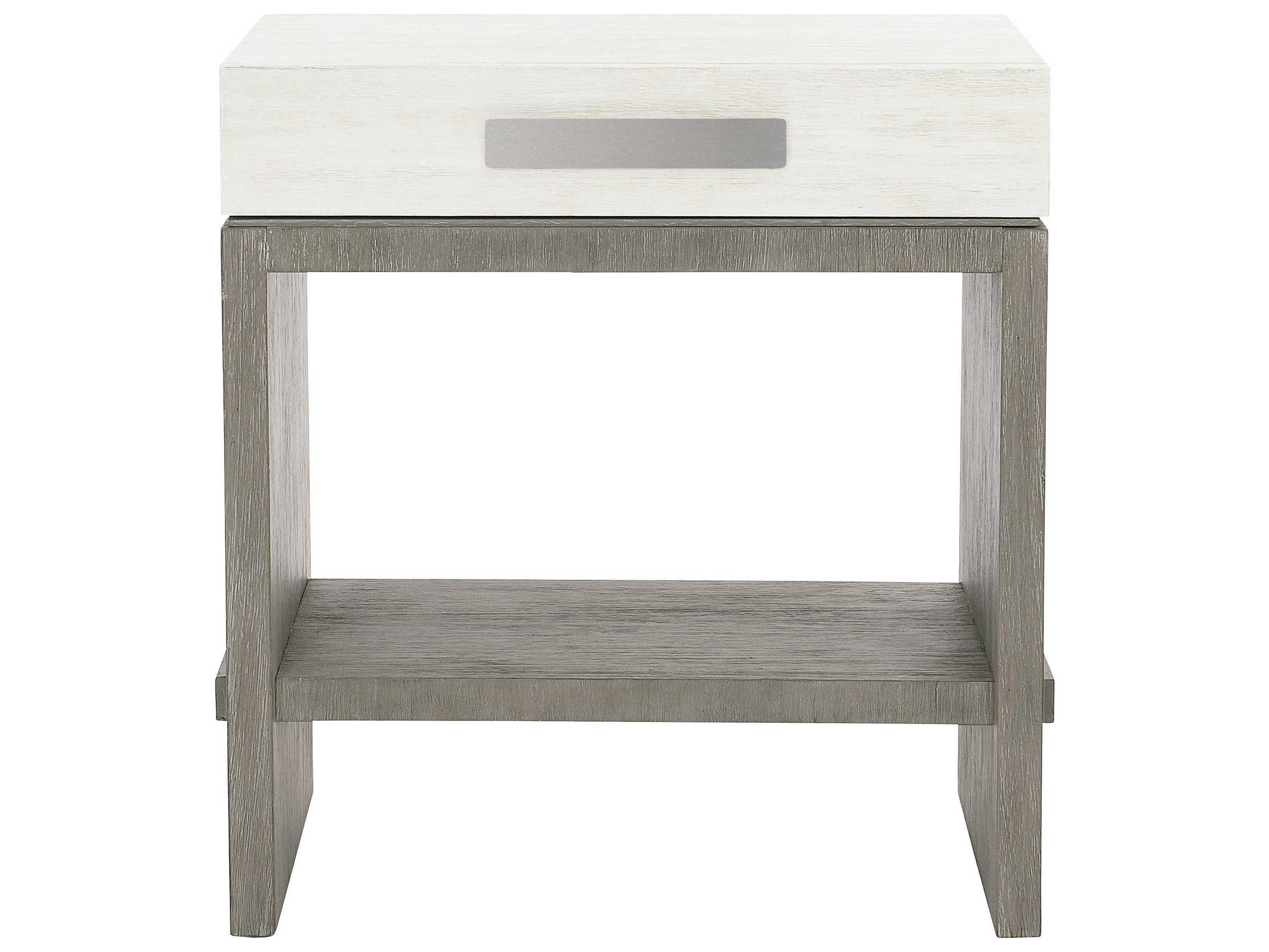 Foundations 1 Drawer Cerused Acacia Nightstand