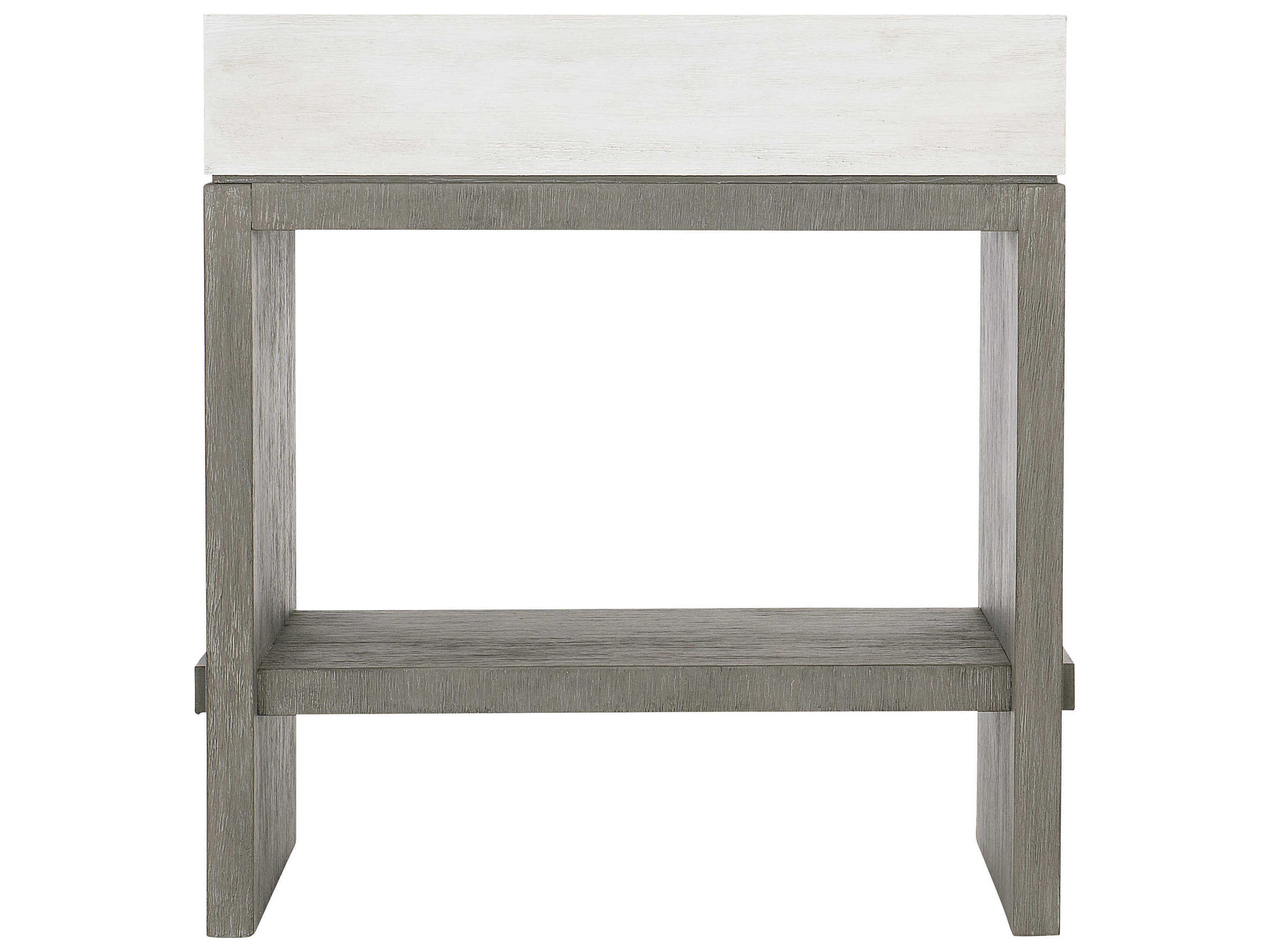 Bernhardt Foundations 1-Drawer Gray Nightstand
