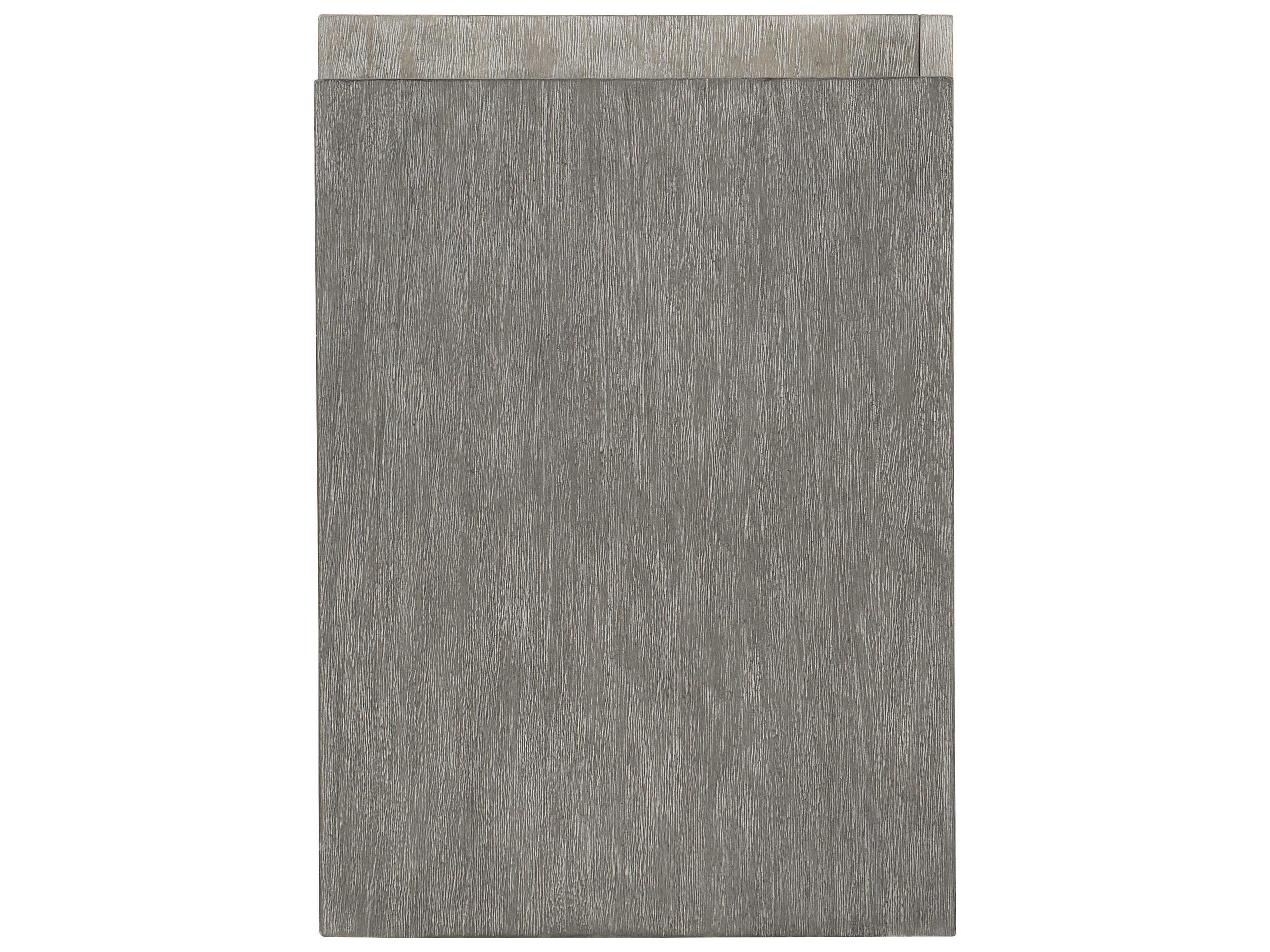 Bernhardt Foundations 3-Drawers Gray Nightstand