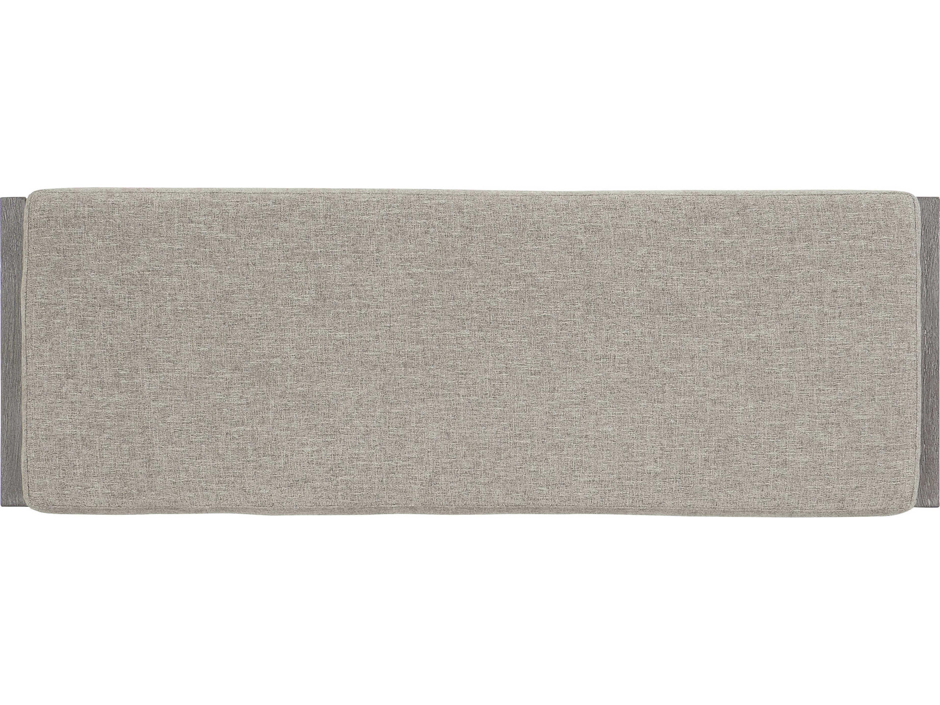 Bernhardt Foundations Dark Shale Gray Upholstered Accent Bench