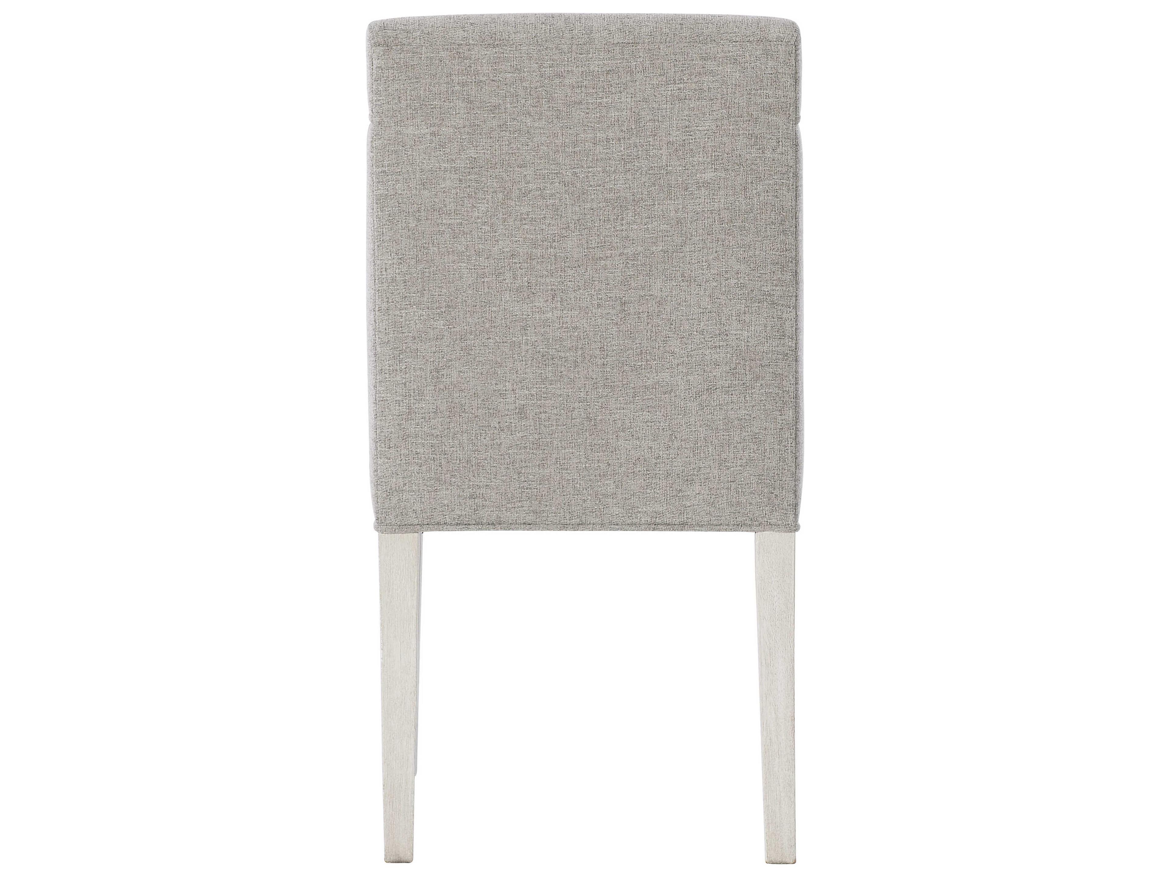 Bernhardt Foundations Fabric Gray Upholstered Side Dining Chair