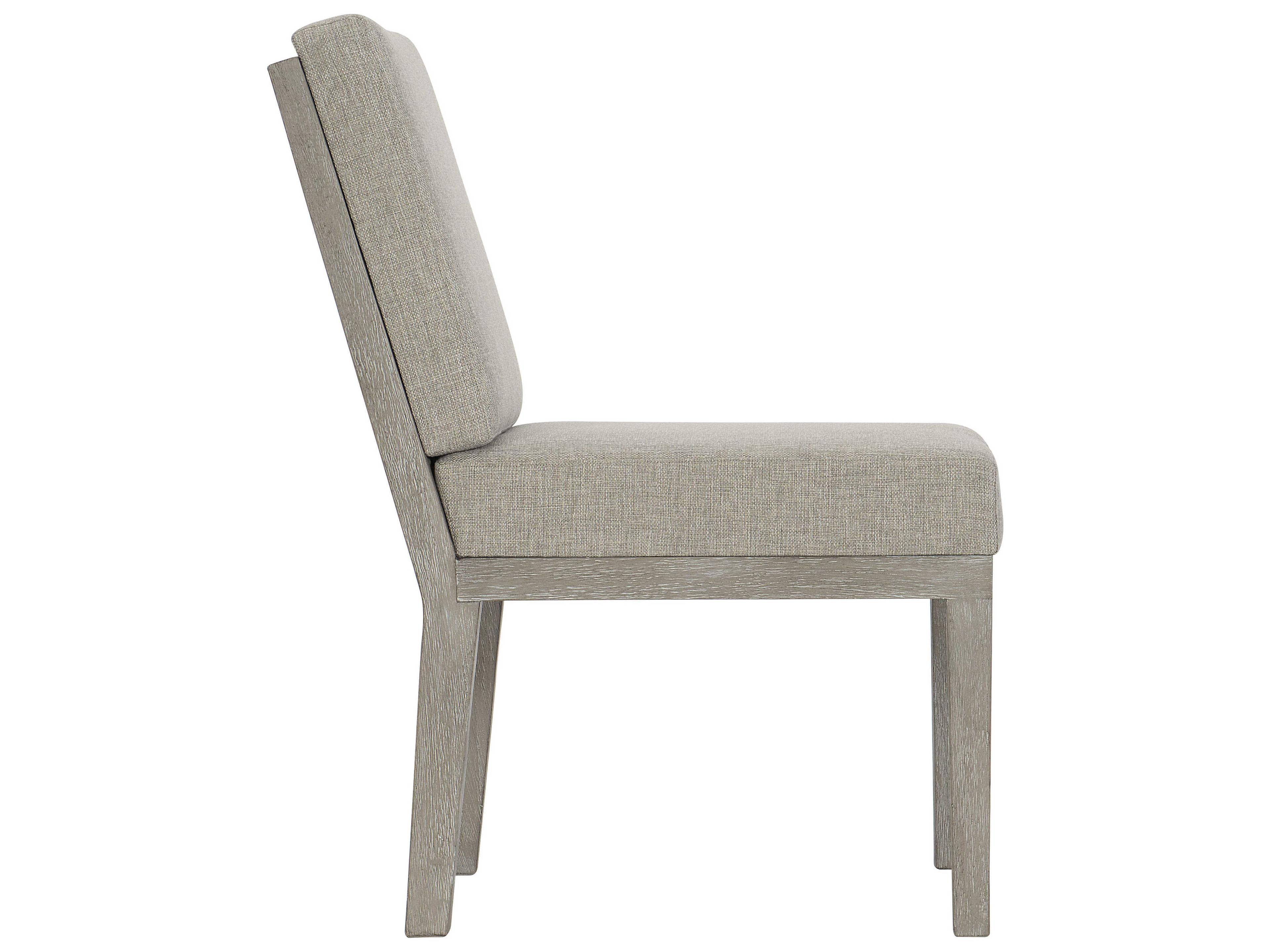 Bernhardt Foundations Gray Upholstered Side Dining Chair
