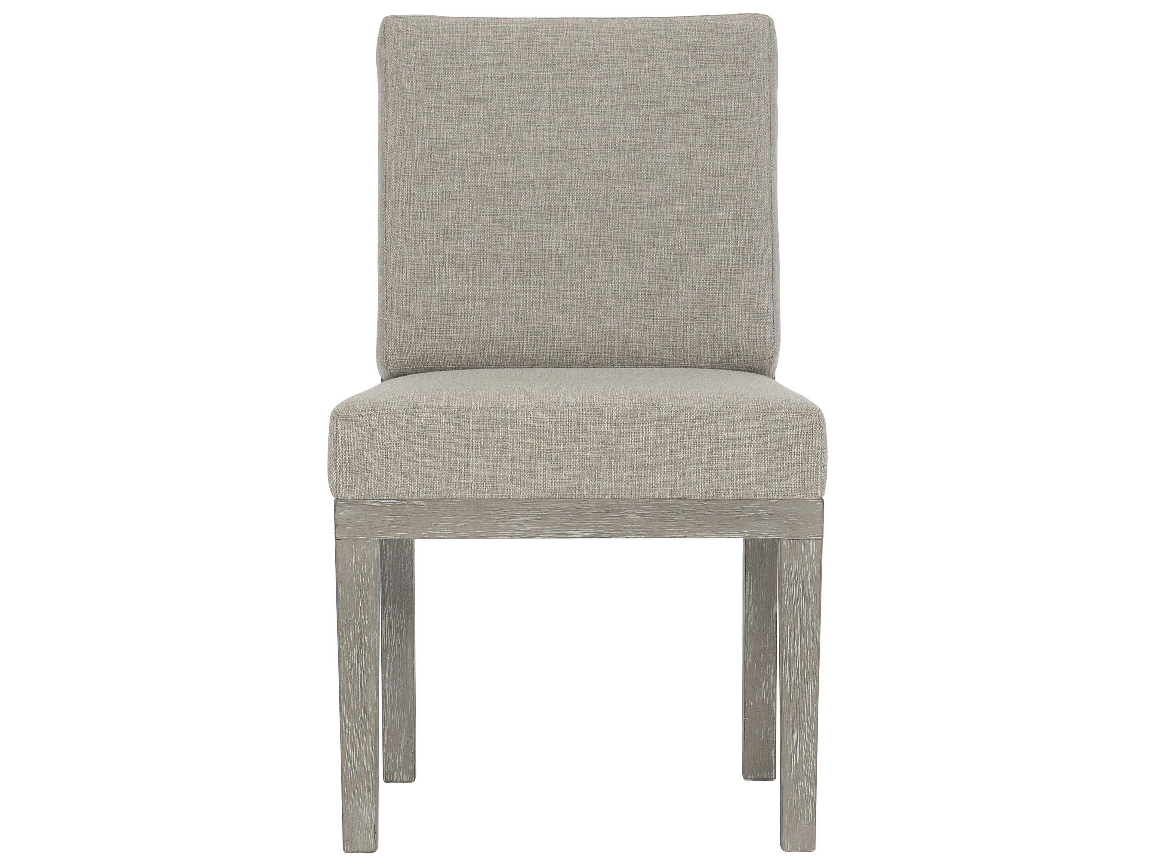 Bernhardt Foundations Gray Upholstered Side Dining Chair