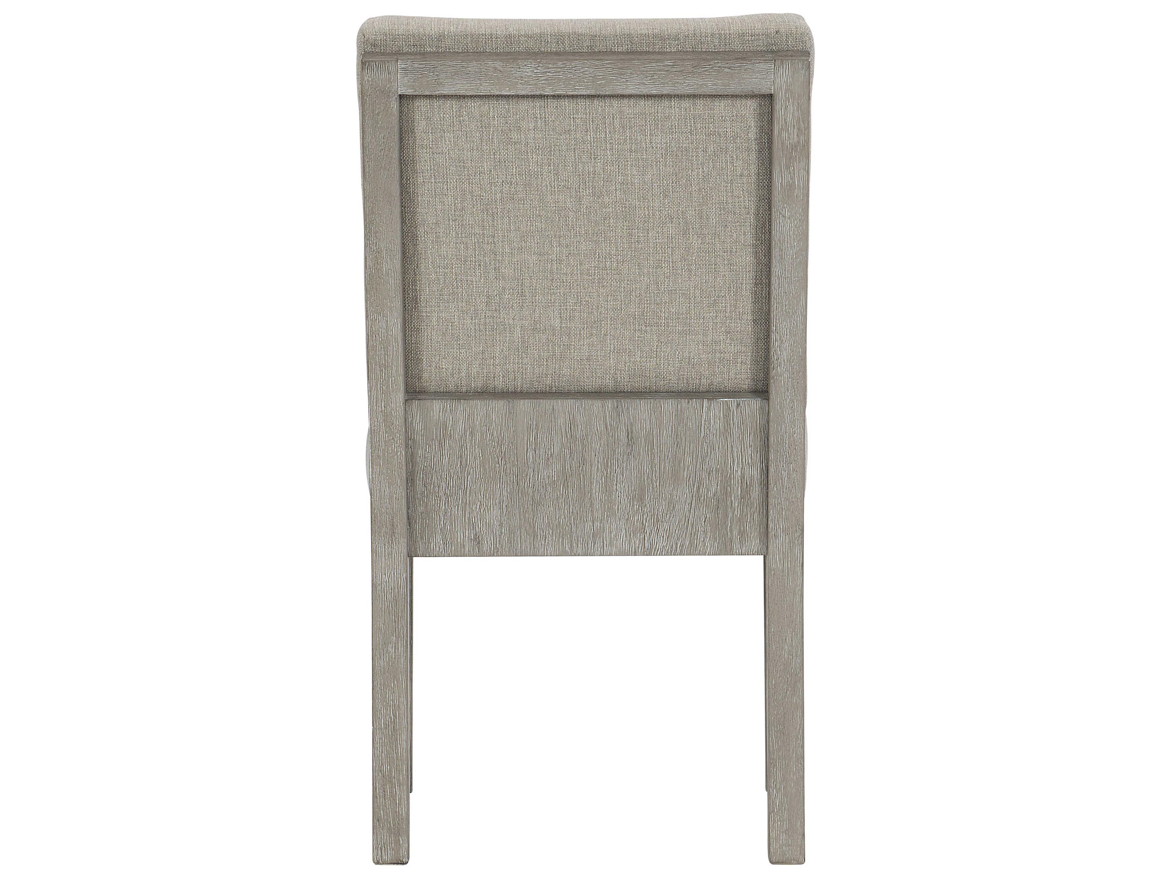 Bernhardt Foundations Gray Upholstered Side Dining Chair