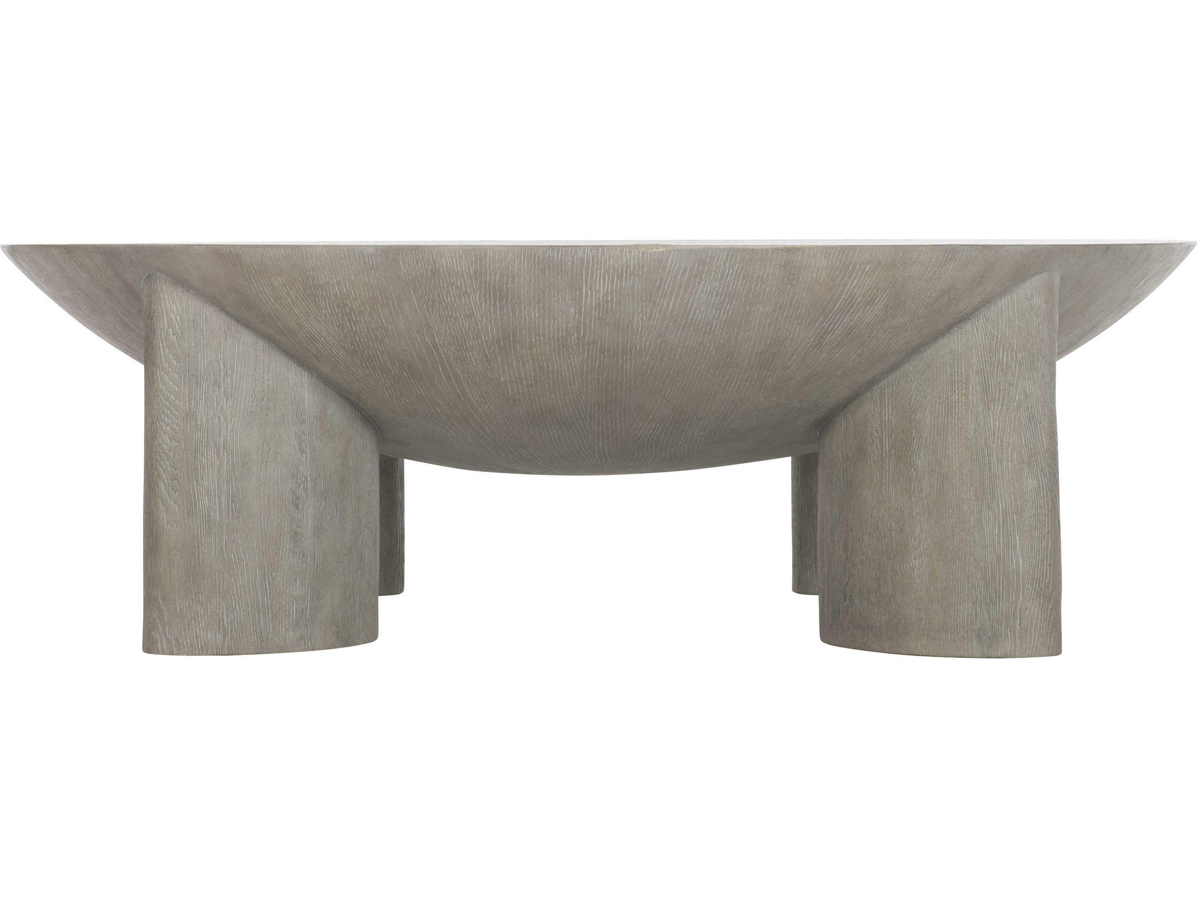 Bernhardt Renzo Round Concrete Cocktail Table