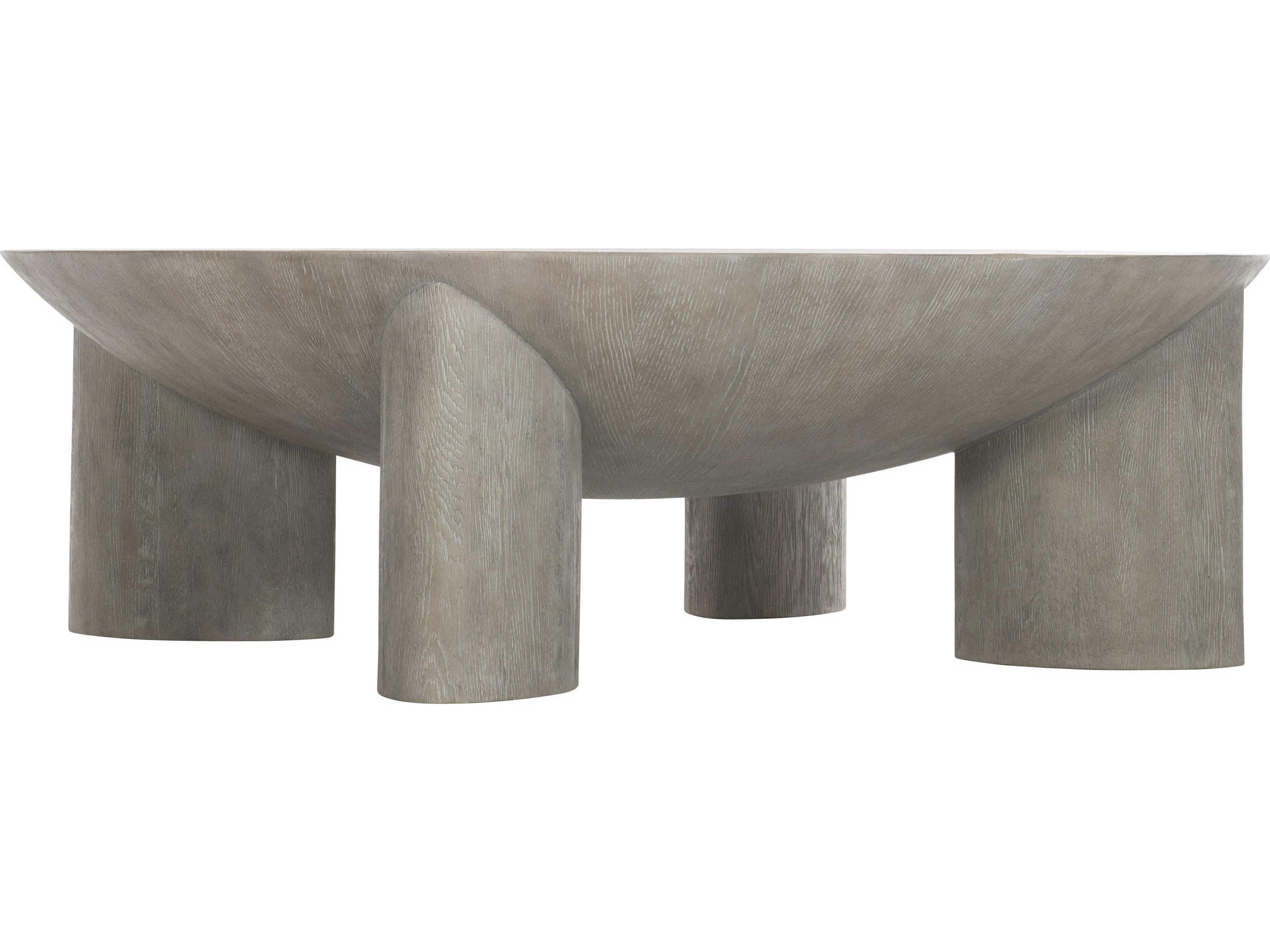 Bernhardt Renzo Round Concrete Cocktail Table