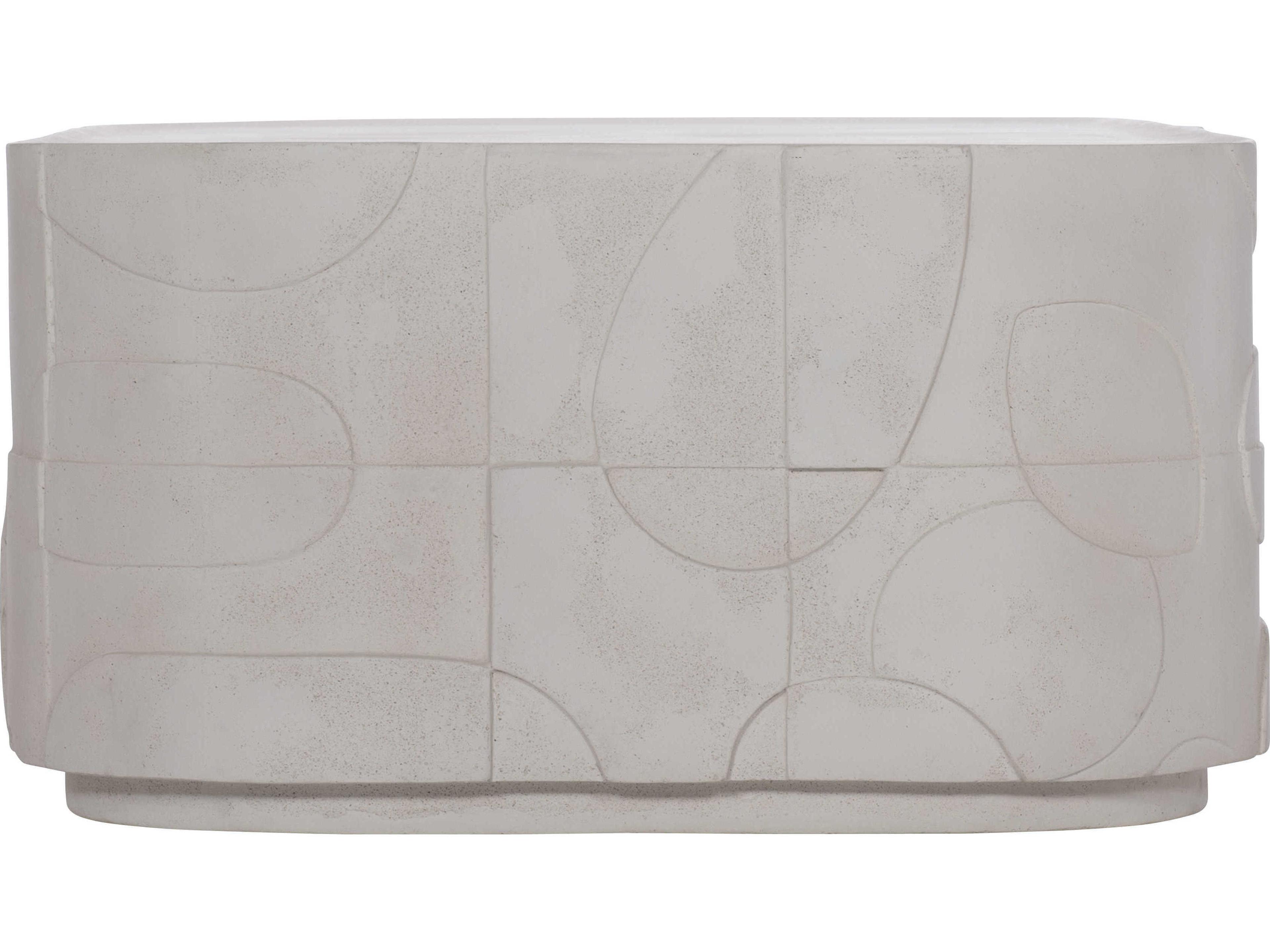 Bernhardt Zina Rectangular Stone Cocktail Table