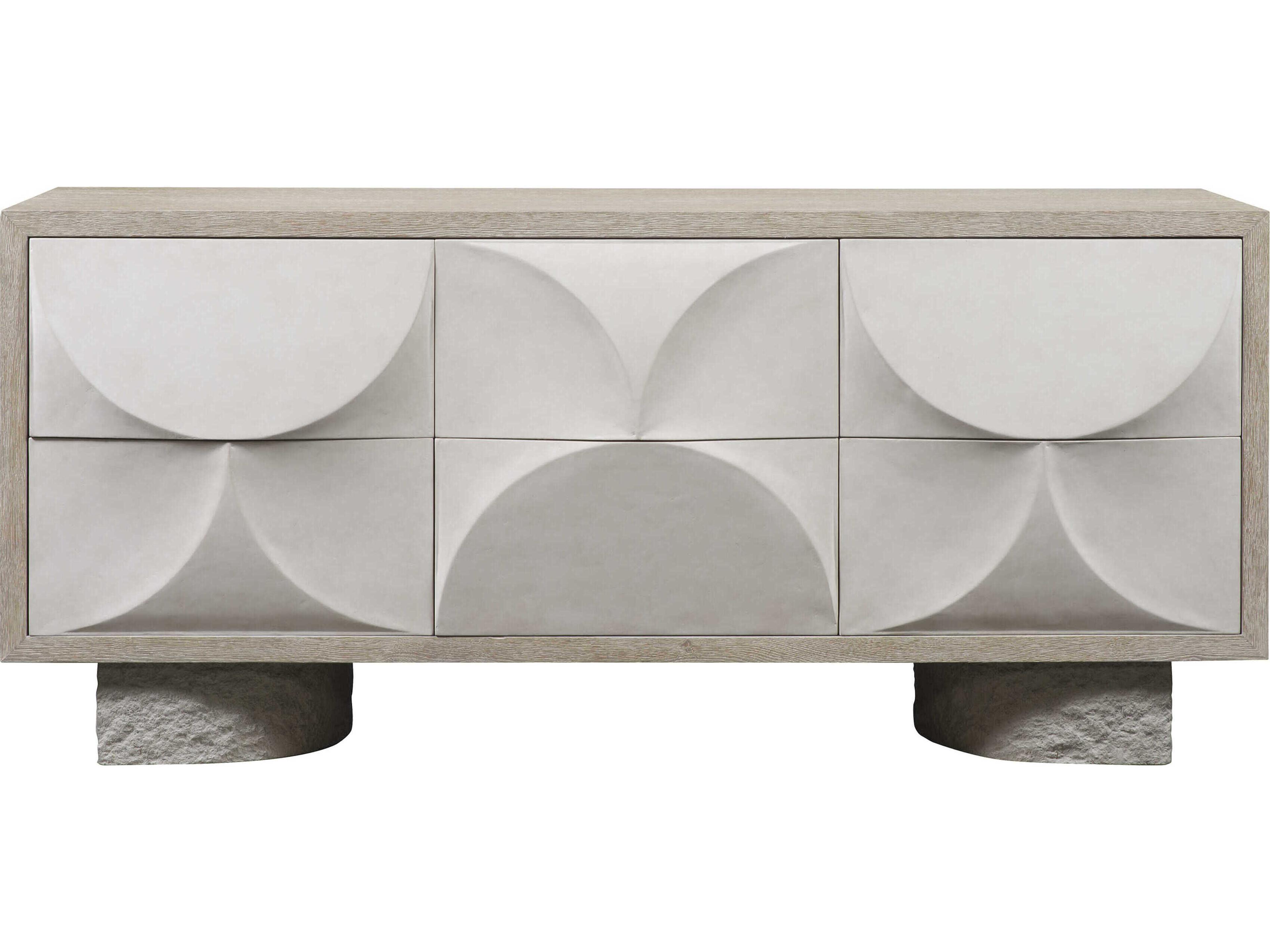 Bernhardt Interiors Lunula 6-Drawers Gray Dresser