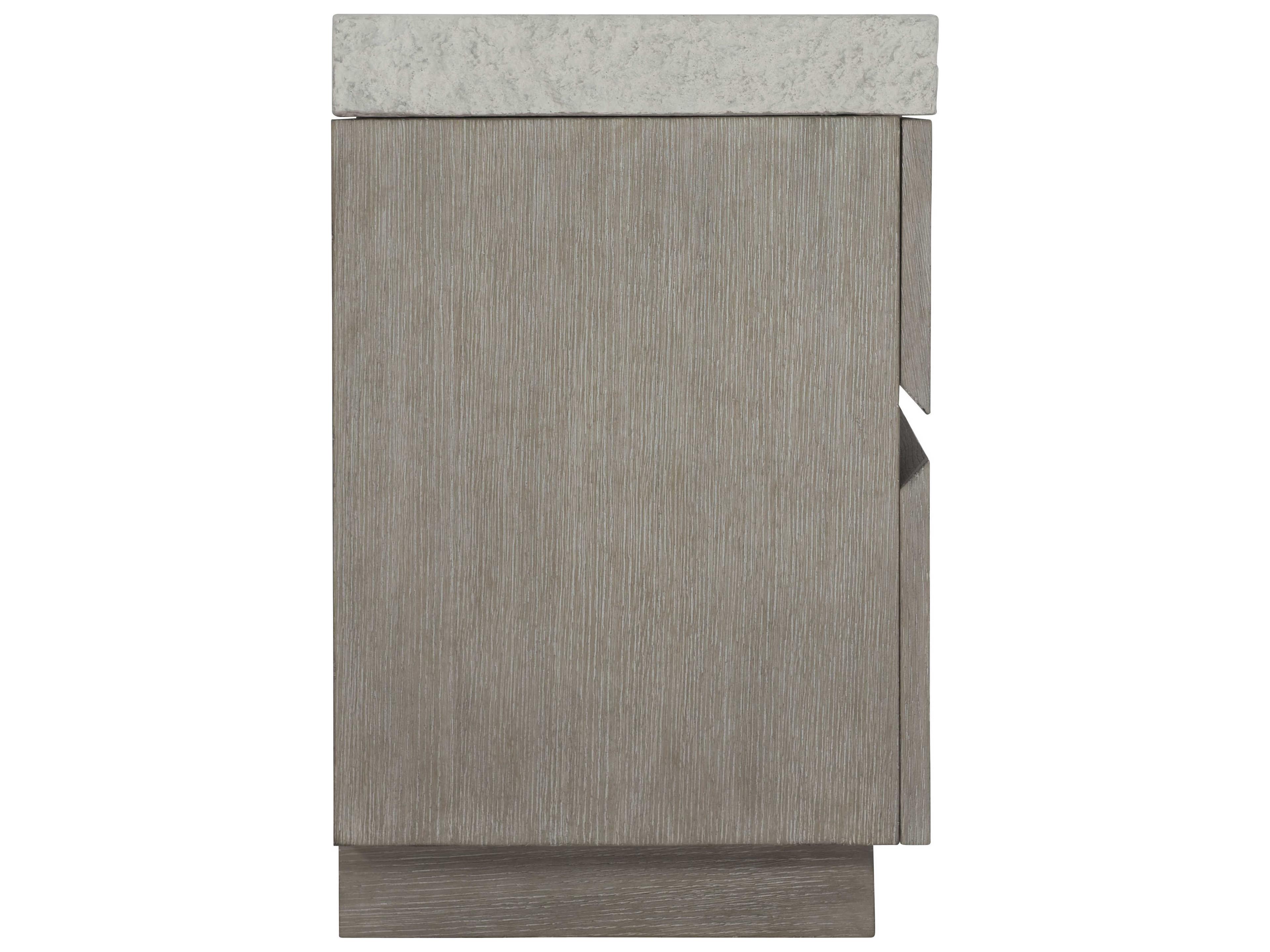 Bernhardt Interiors Ritter 4-Drawers Gray Oak Wood Double Dresser