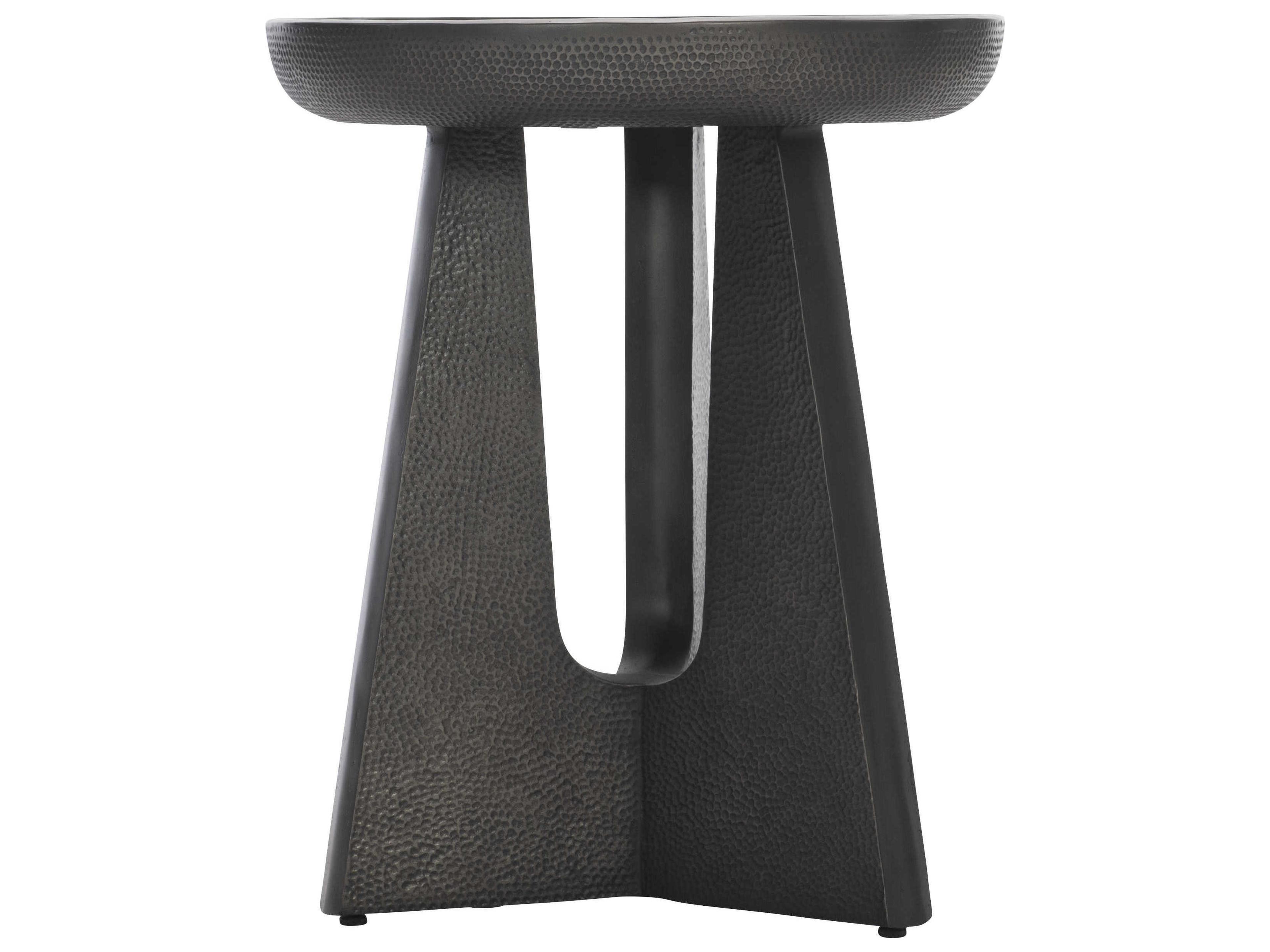 Bernhardt Nala Round Metal End Table