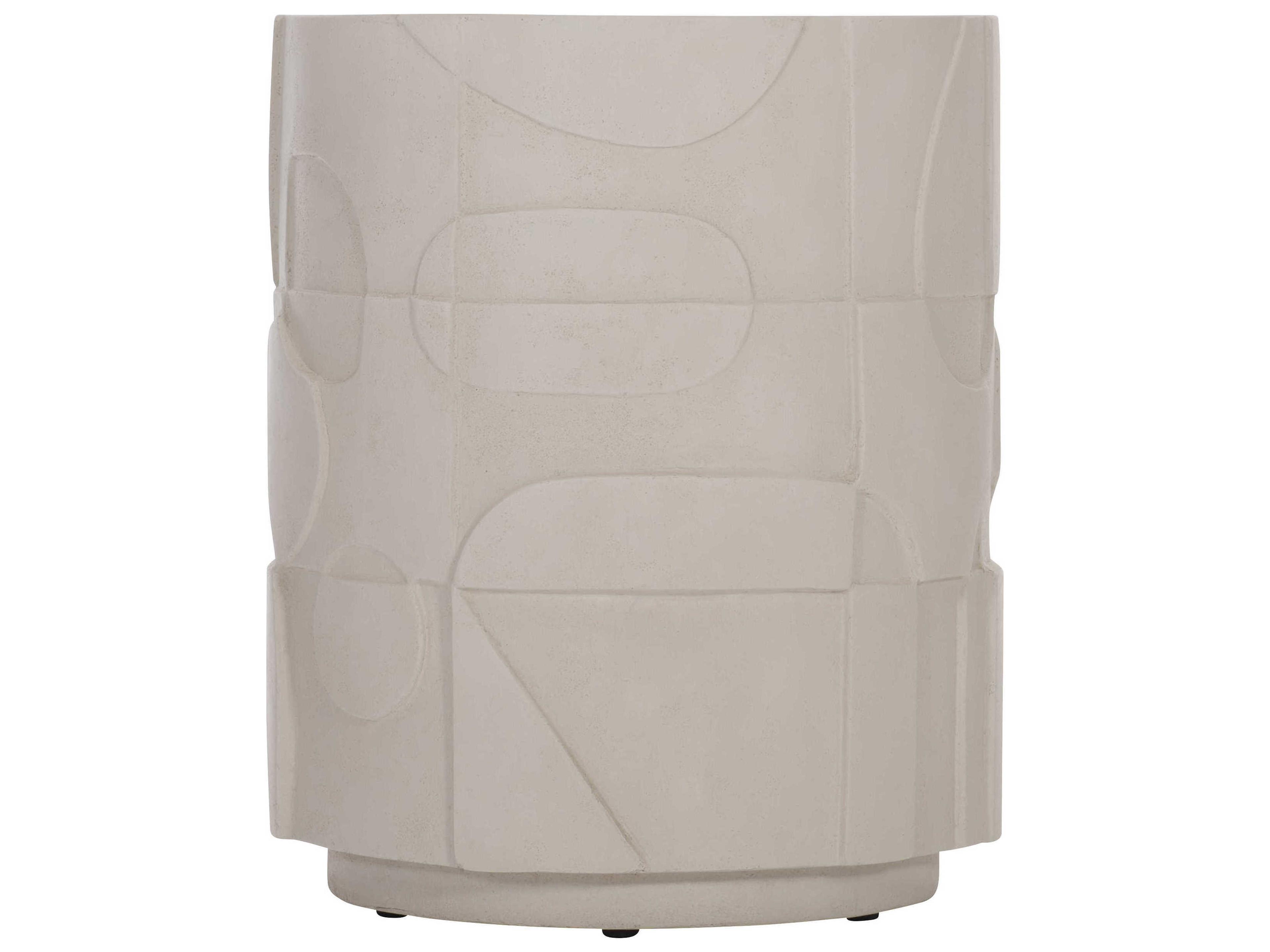 Bernhardt Zina Round Stone Accent Table