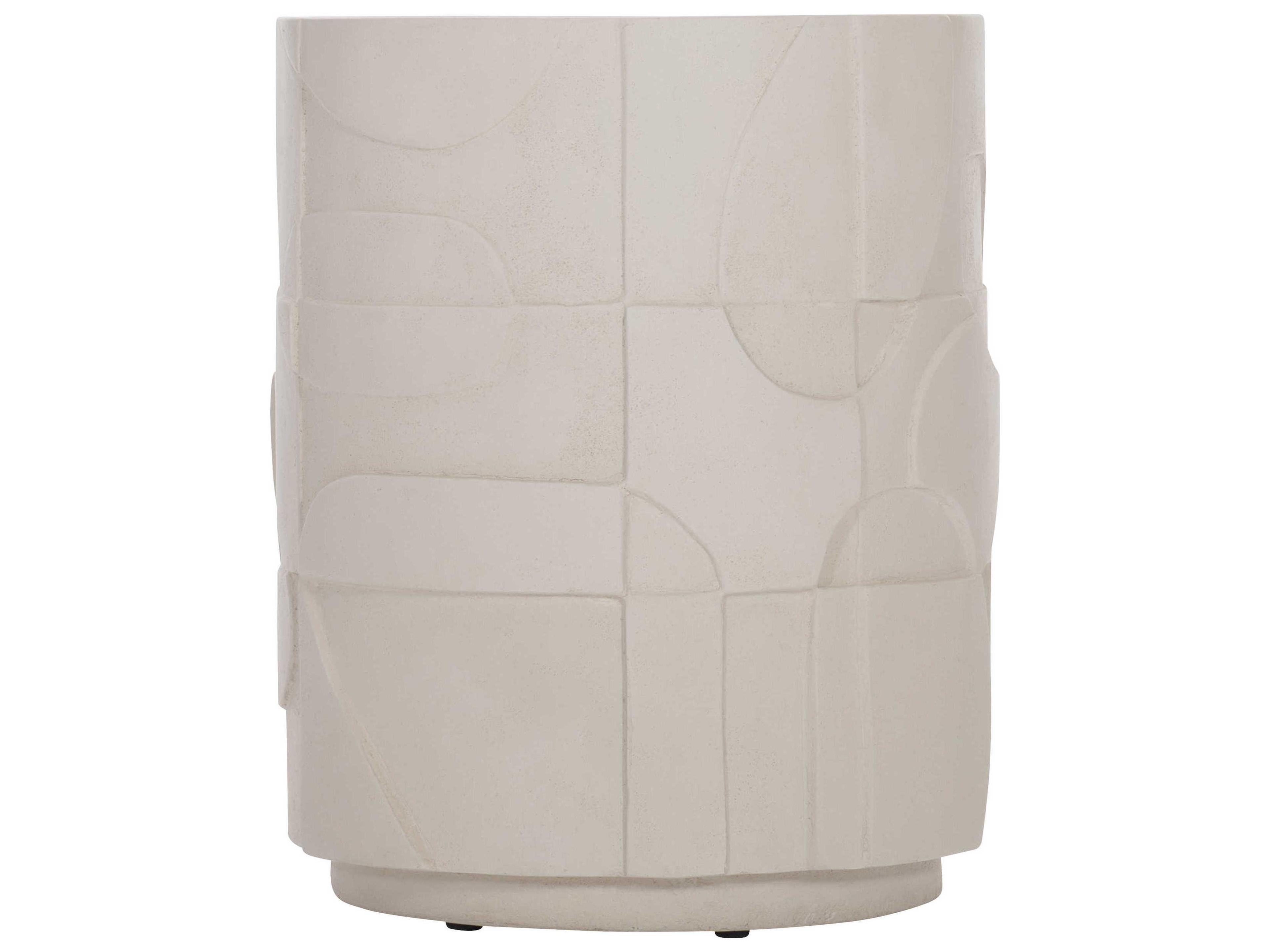 Bernhardt Zina Round Stone Accent Table