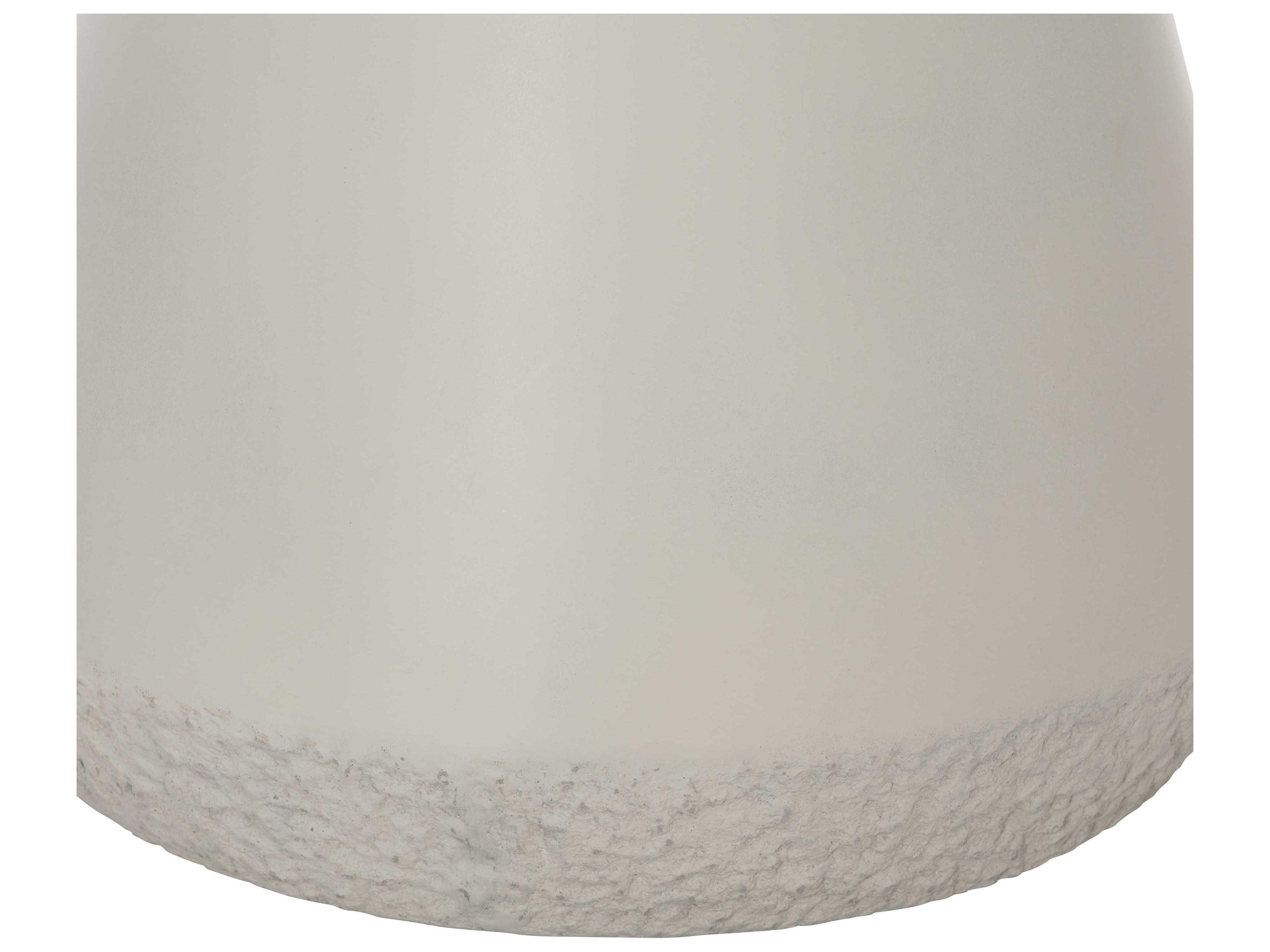 Bernhardt Nidra Round Concrete Accent Table