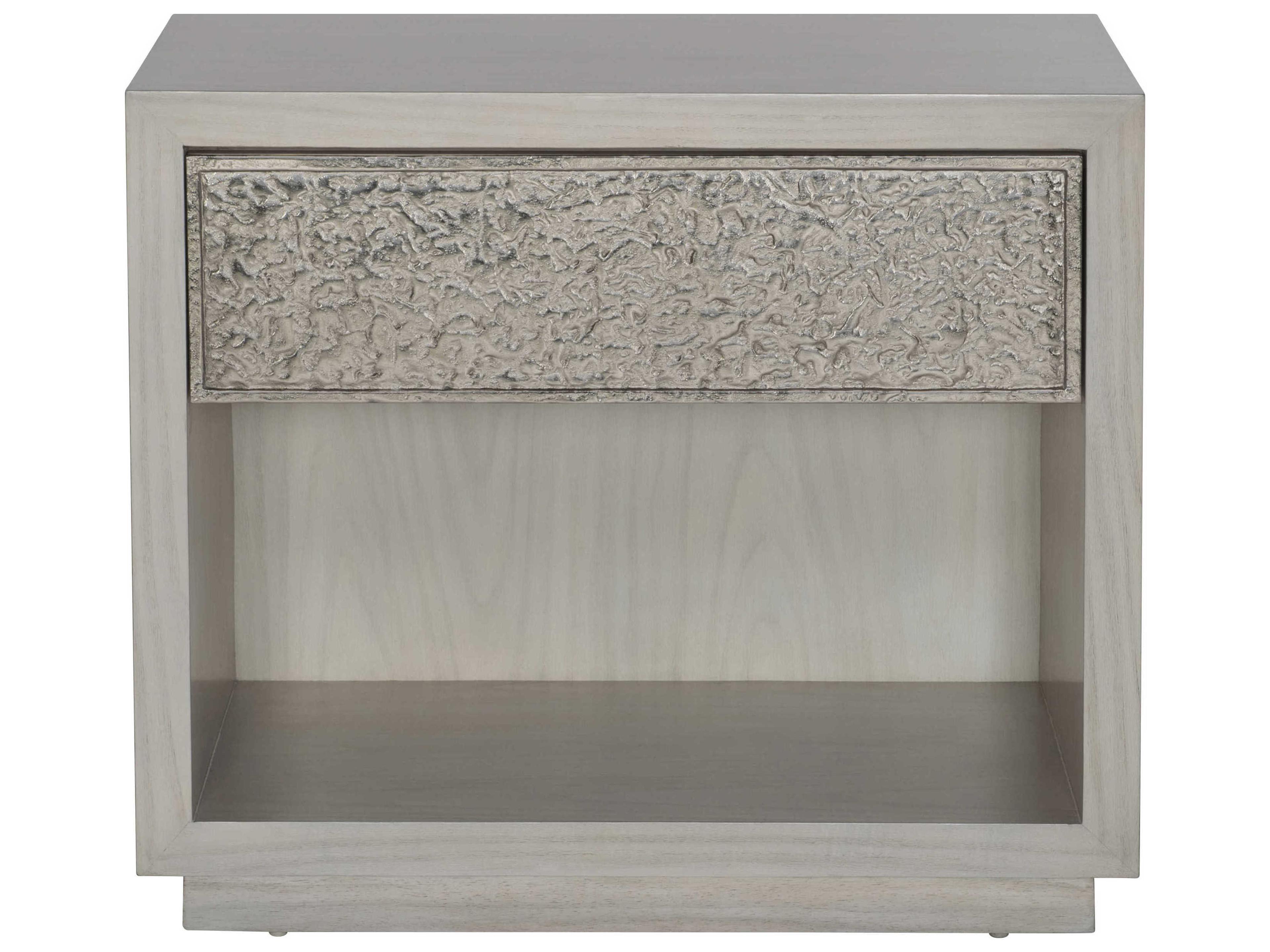 Bernhardt Interiors Ware 1-Drawer Gray Oak Wood Nightstand