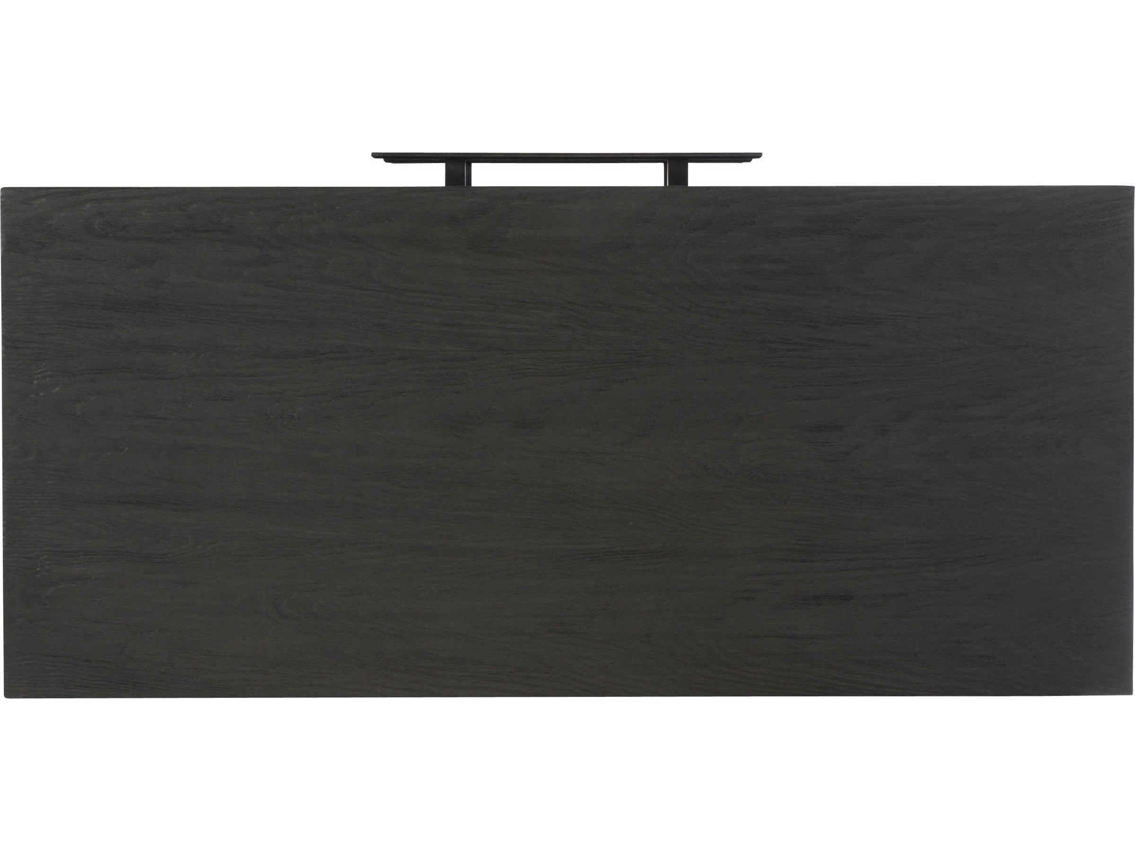 Bernhardt Interiors Keali 2-Drawers Ebony Oak Wood Nightstand